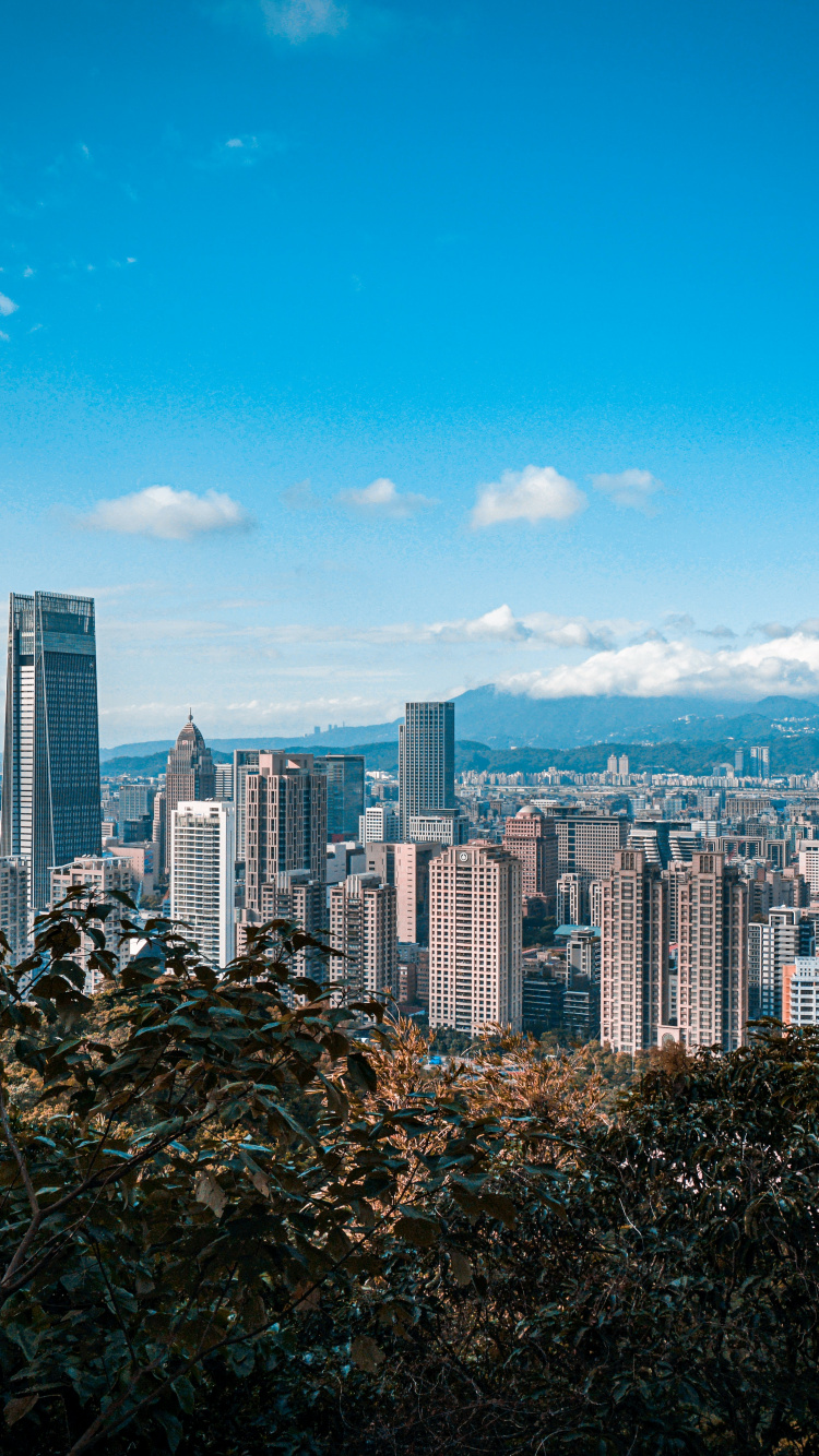 Xiangshan Hiking Trail, Melbourne, Cloud, Skyscraper, Building. Wallpaper in 750x1334 Resolution