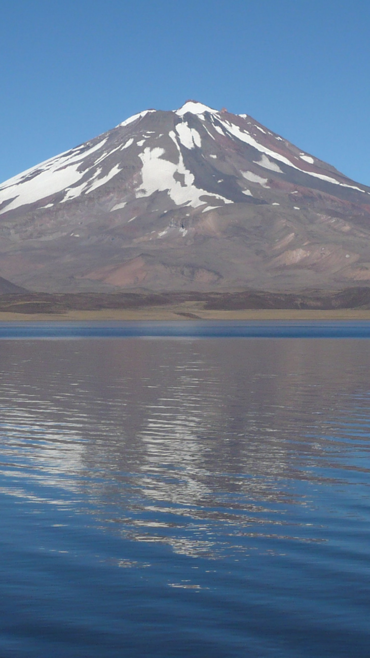 成层, 高地, 水资源, 反射, 安装的风景 壁纸 750x1334 允许