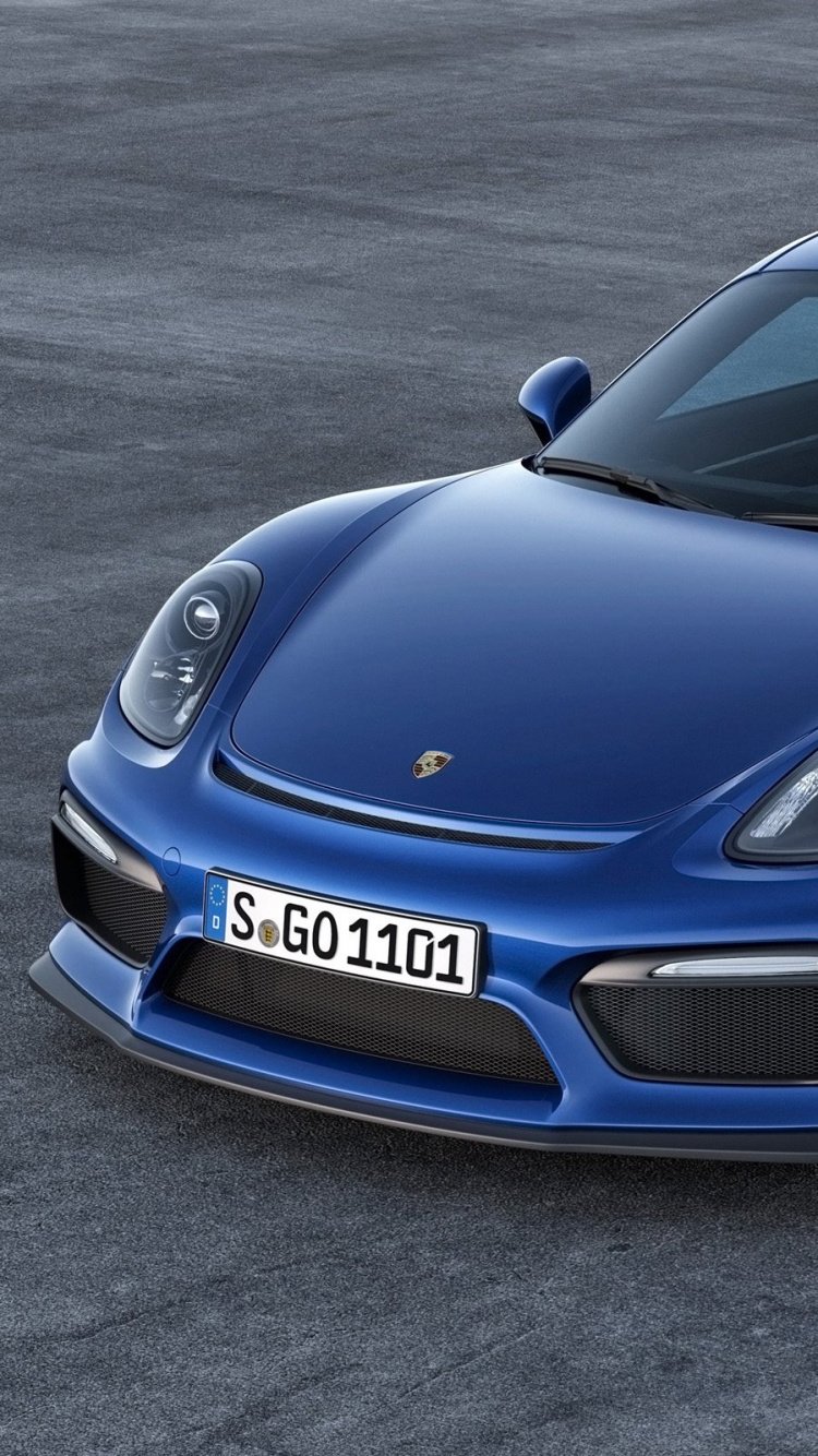 Blauer Porsche 911 Unterwegs. Wallpaper in 750x1334 Resolution