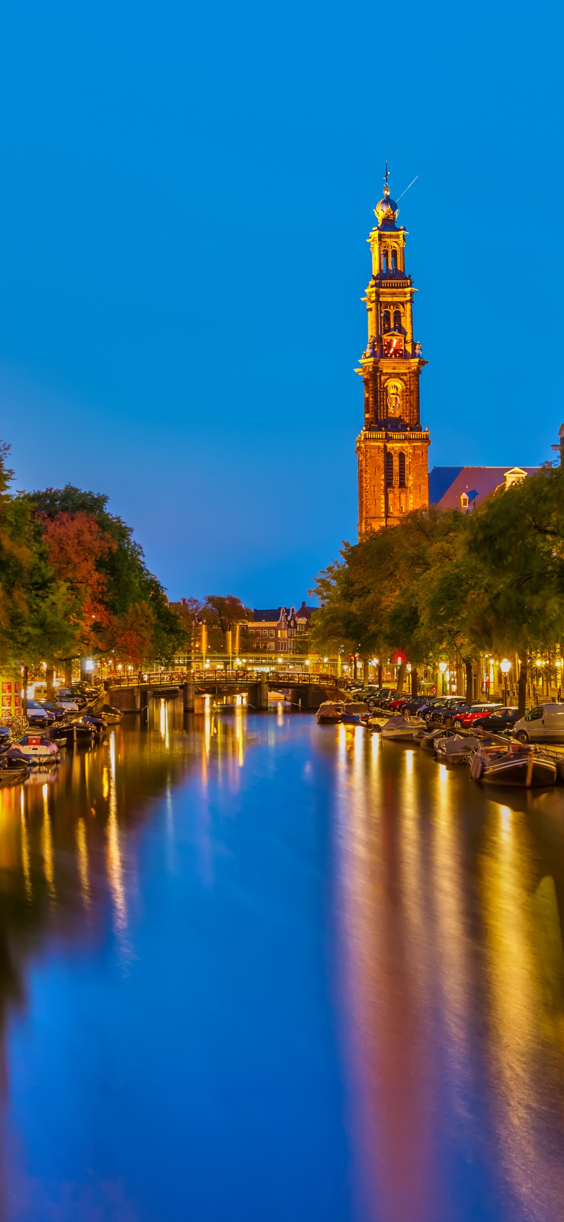 阿姆斯特丹运河, 运河, 人体内的水, 反射, 里程碑 壁纸 1125x2436 允许