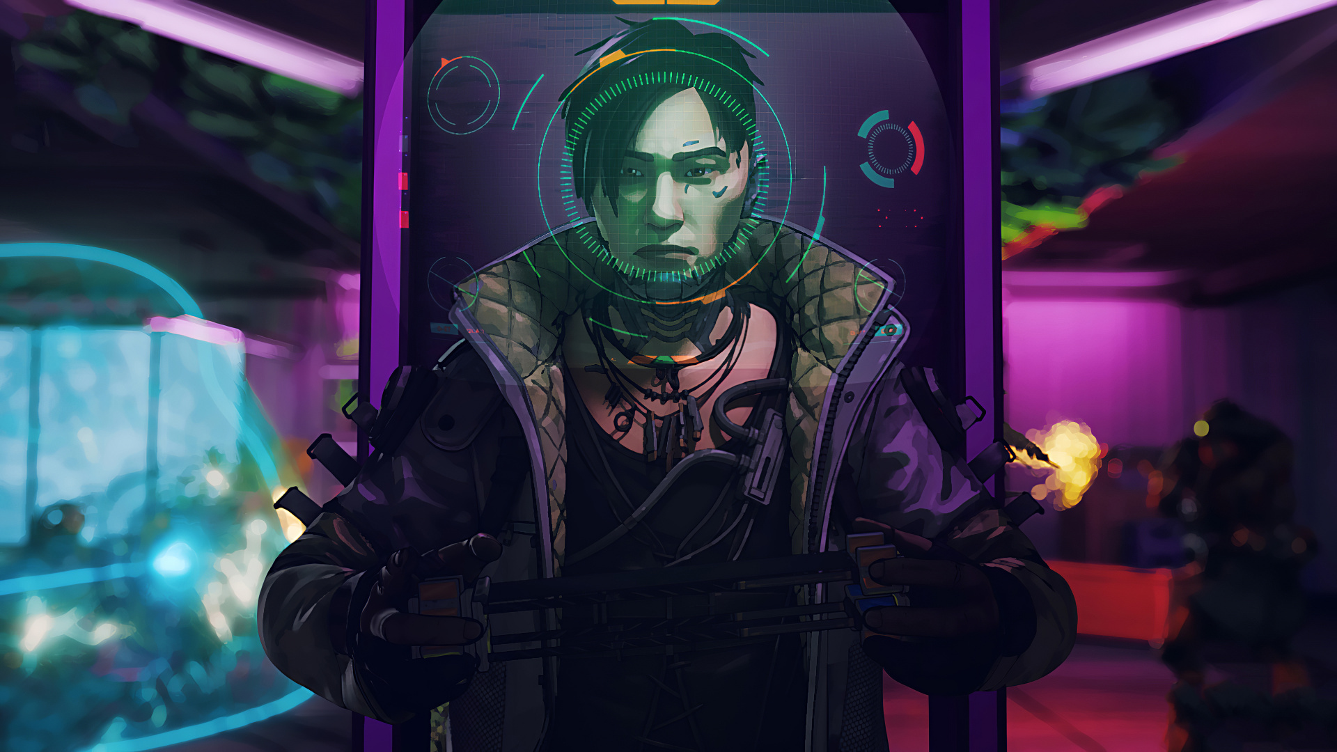Apex Legends, Purple, Games, Violet, Fashion. Wallpaper in 1920x1080 Resolution
