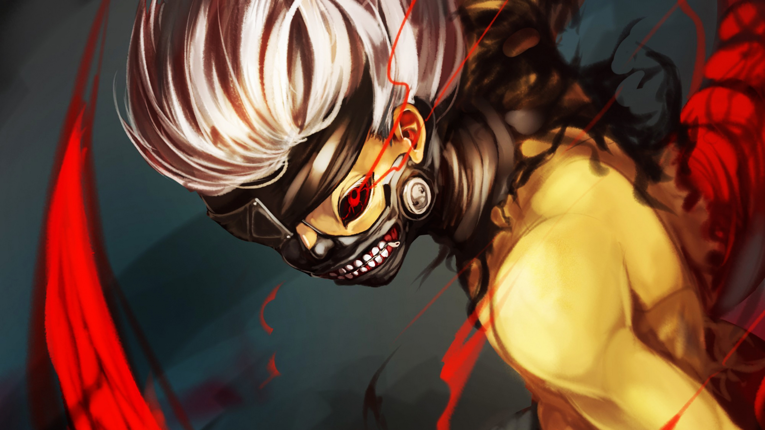 Personaje de Anime Masculino de Pelo Azul. Wallpaper in 2560x1440 Resolution