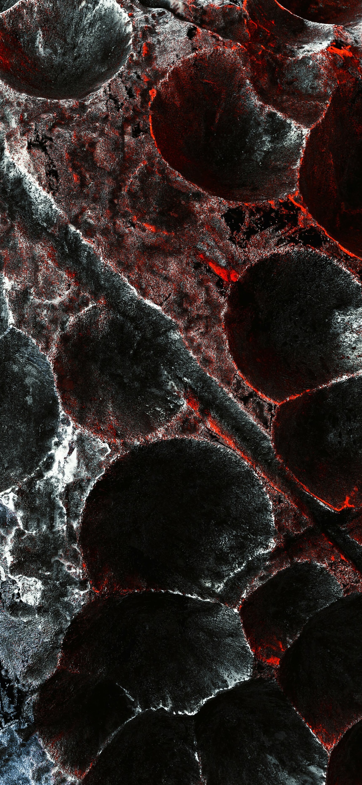 Peinture Abstraite Rouge et Noire. Wallpaper in 1242x2688 Resolution