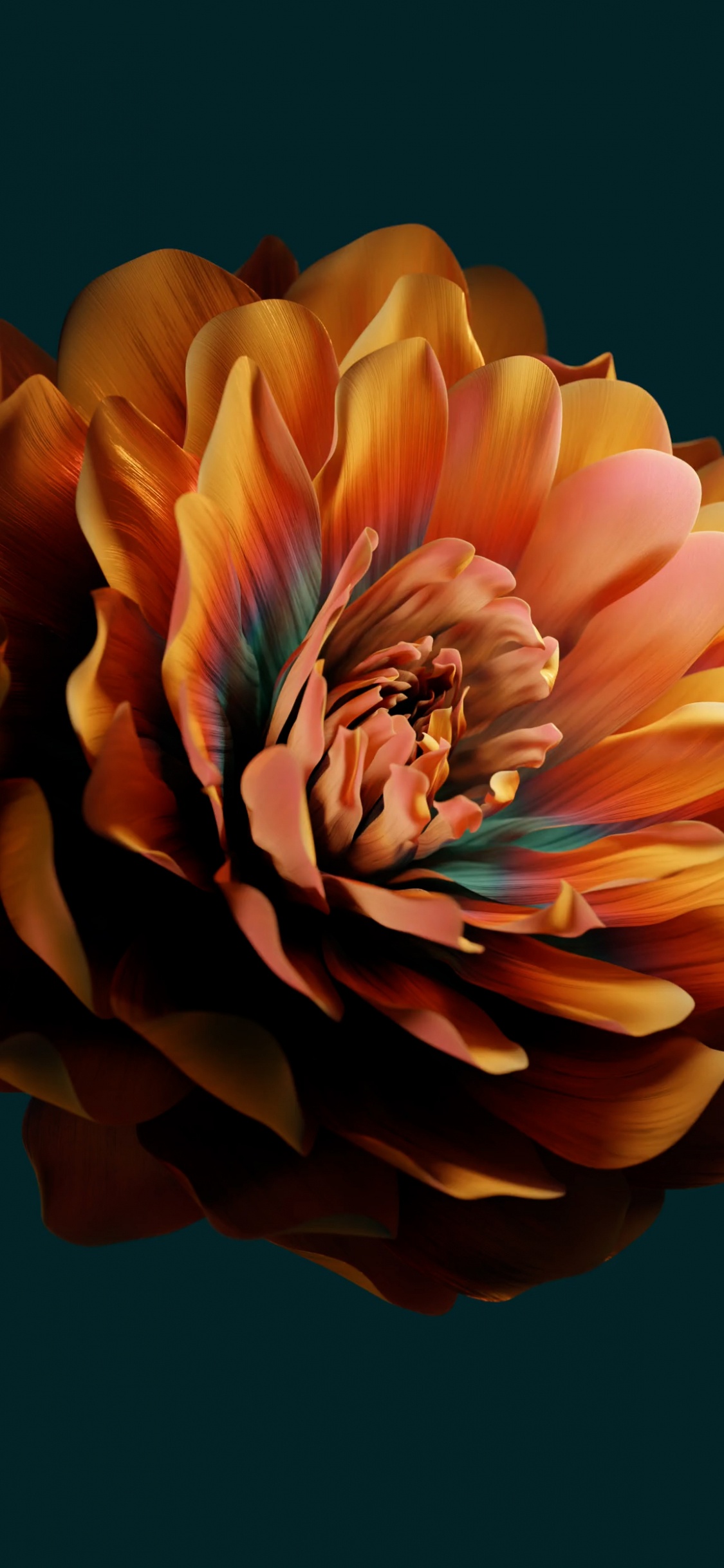 Huawei, Huawei Emui, Xiaomi, Pétale, Jaune. Wallpaper in 1125x2436 Resolution