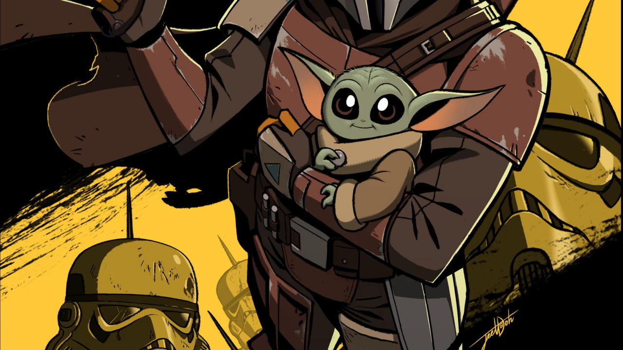 Star Wars, la Walt Disney Company, Yoda, Amoled, Jedi. Wallpaper in 1280x720 Resolution