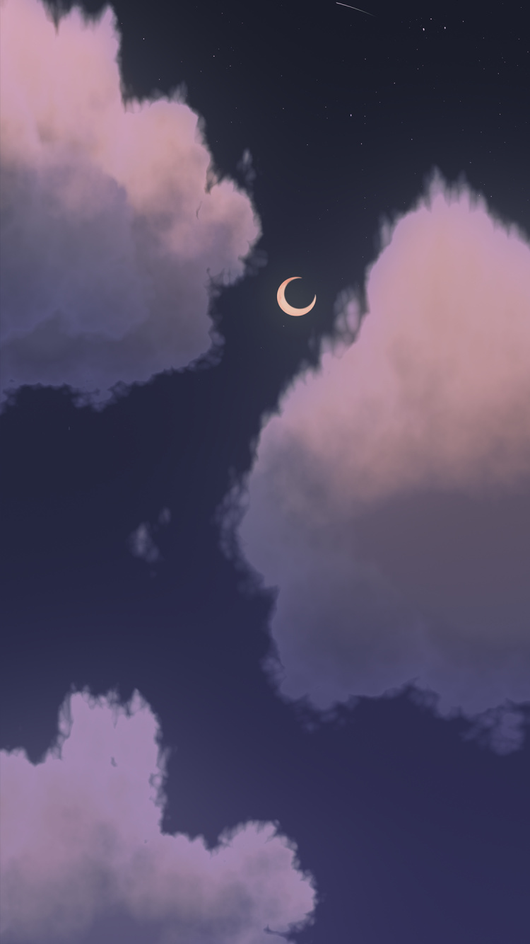 Ios, Manzana, Ambiente, Azure, de la Media Luna. Wallpaper in 750x1334 Resolution