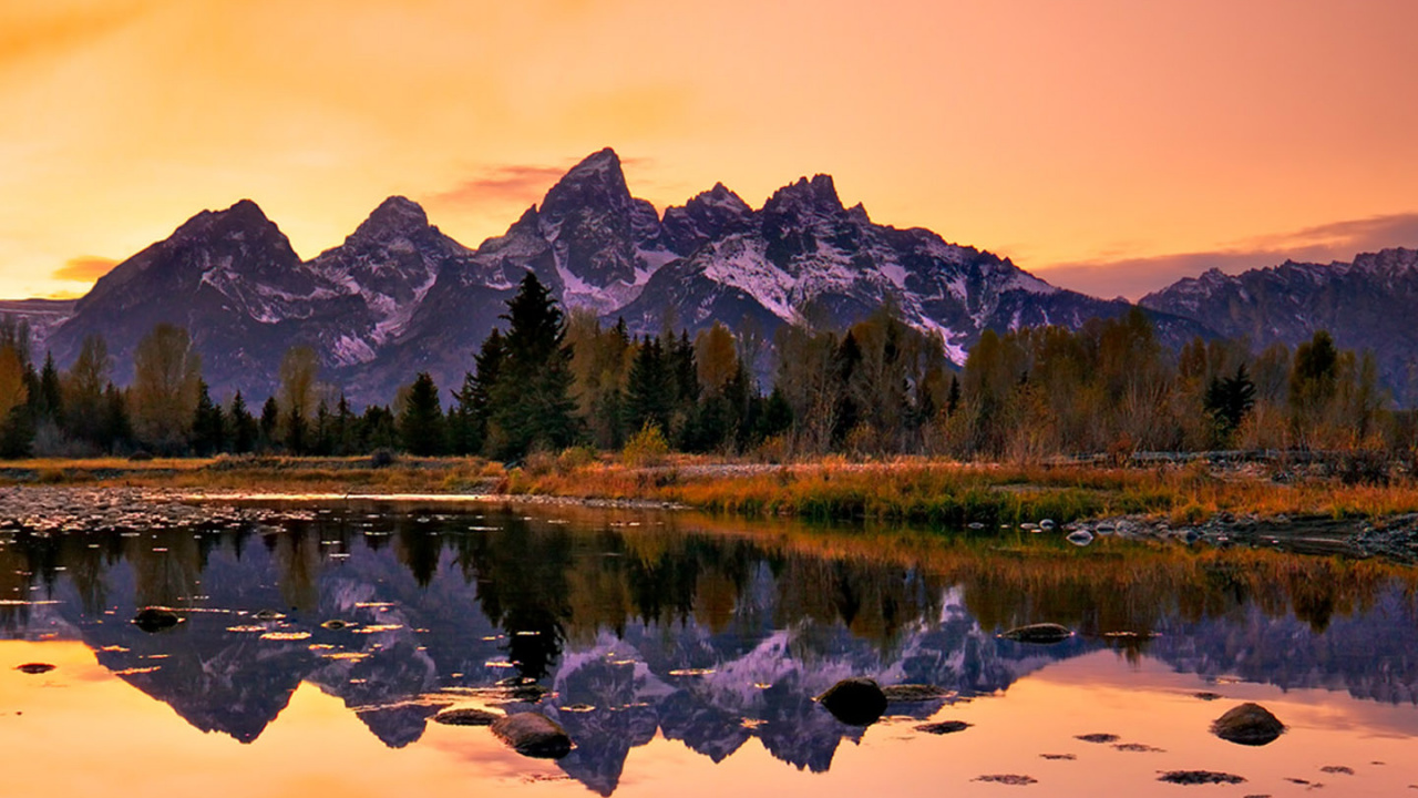 Nature, Reflection, Body of Water, Natural Landscape, Water. Wallpaper in 1280x720 Resolution