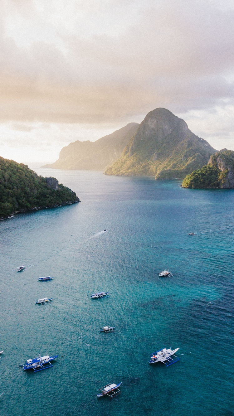 Islas Filipinas, El Nido, Cebú, Luzón, Isla de Vigilancia. Wallpaper in 750x1334 Resolution