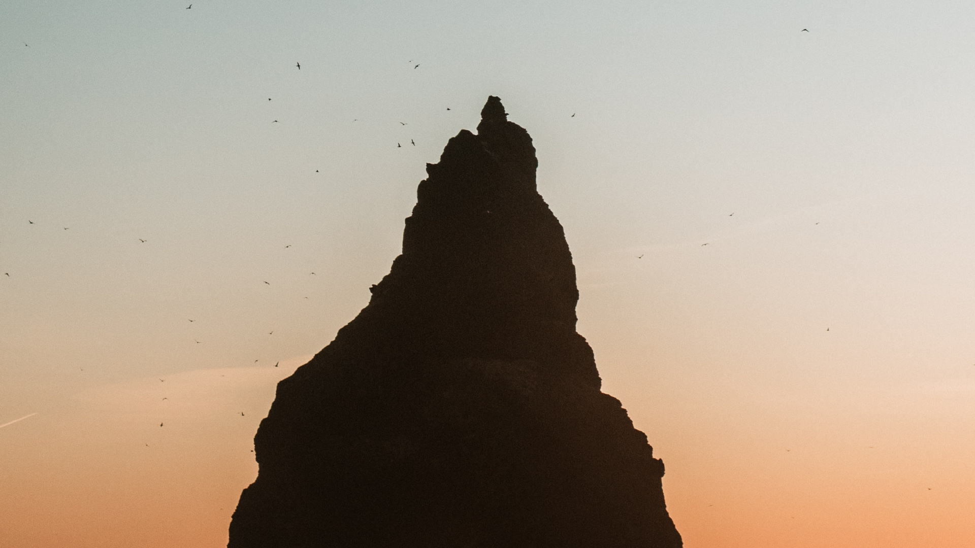 Küste, Küsten-und Ozeanischen Formationen, Reynisdrangar, Stack, Rock. Wallpaper in 1920x1080 Resolution