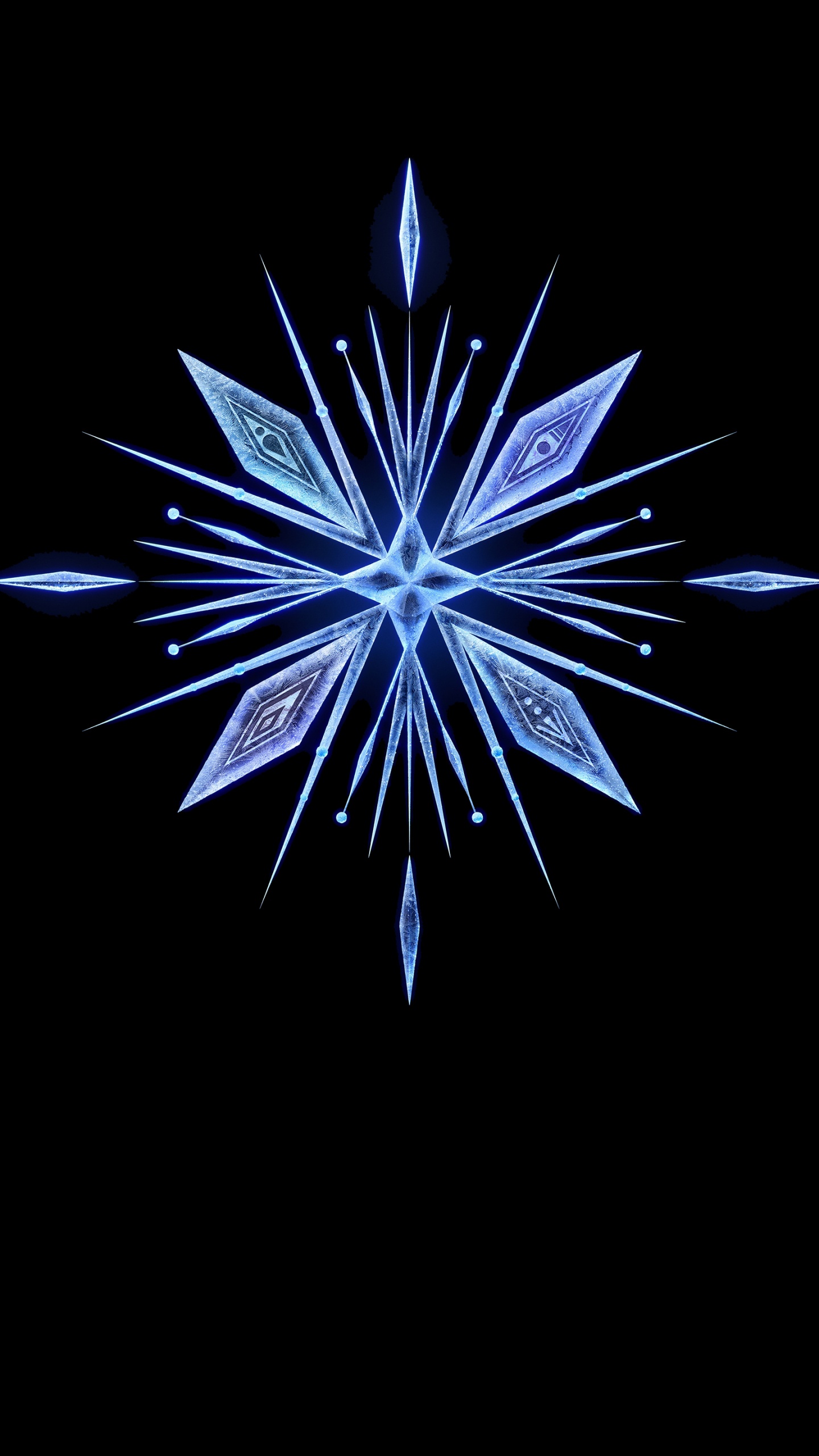 Blaues Und Weißes Licht im Dunkeln. Wallpaper in 1440x2560 Resolution