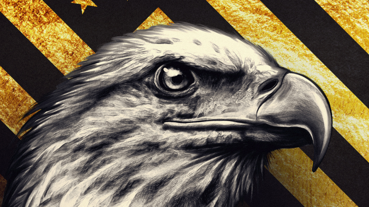Bandera, Bandera de Estados Unidos, Estados Unidos, Bandera de Los Estados Unidos, Águila. Wallpaper in 1280x720 Resolution