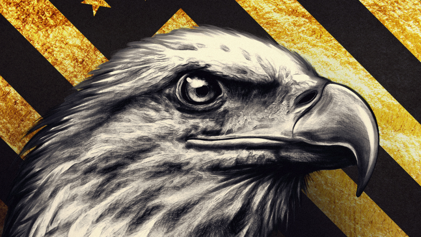 Drapeau, Unis, États-unis, Drapeau Des États-unis, Aigle. Wallpaper in 1366x768 Resolution