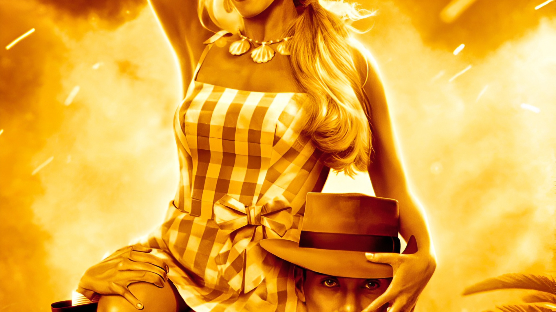 Barbenheimer Meme, Margot Robbie, Barbie, Oppenheimer, Barbenheimer. Wallpaper in 1920x1080 Resolution