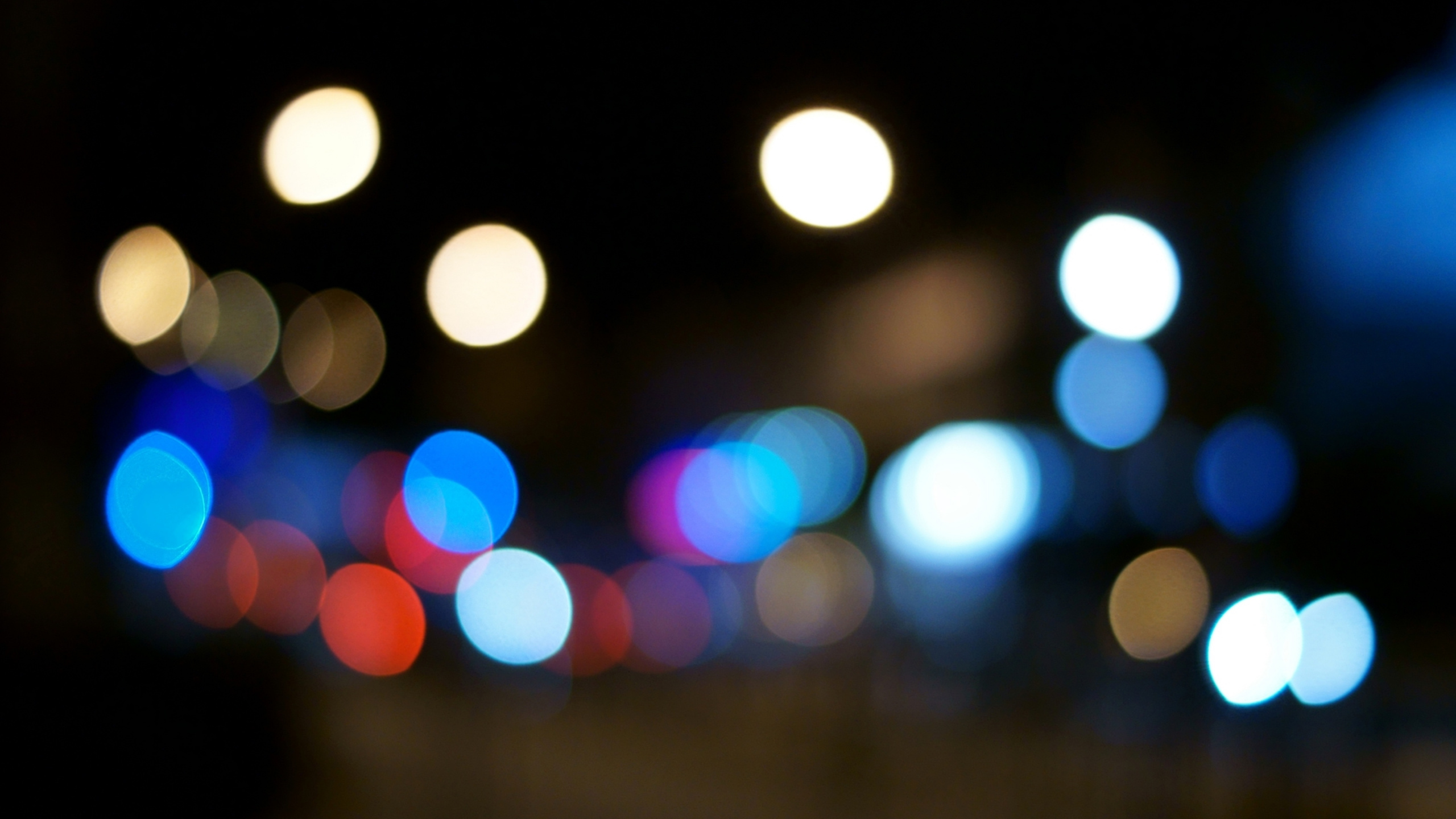 Lumières Blanches Rouges et Bleues. Wallpaper in 2560x1440 Resolution