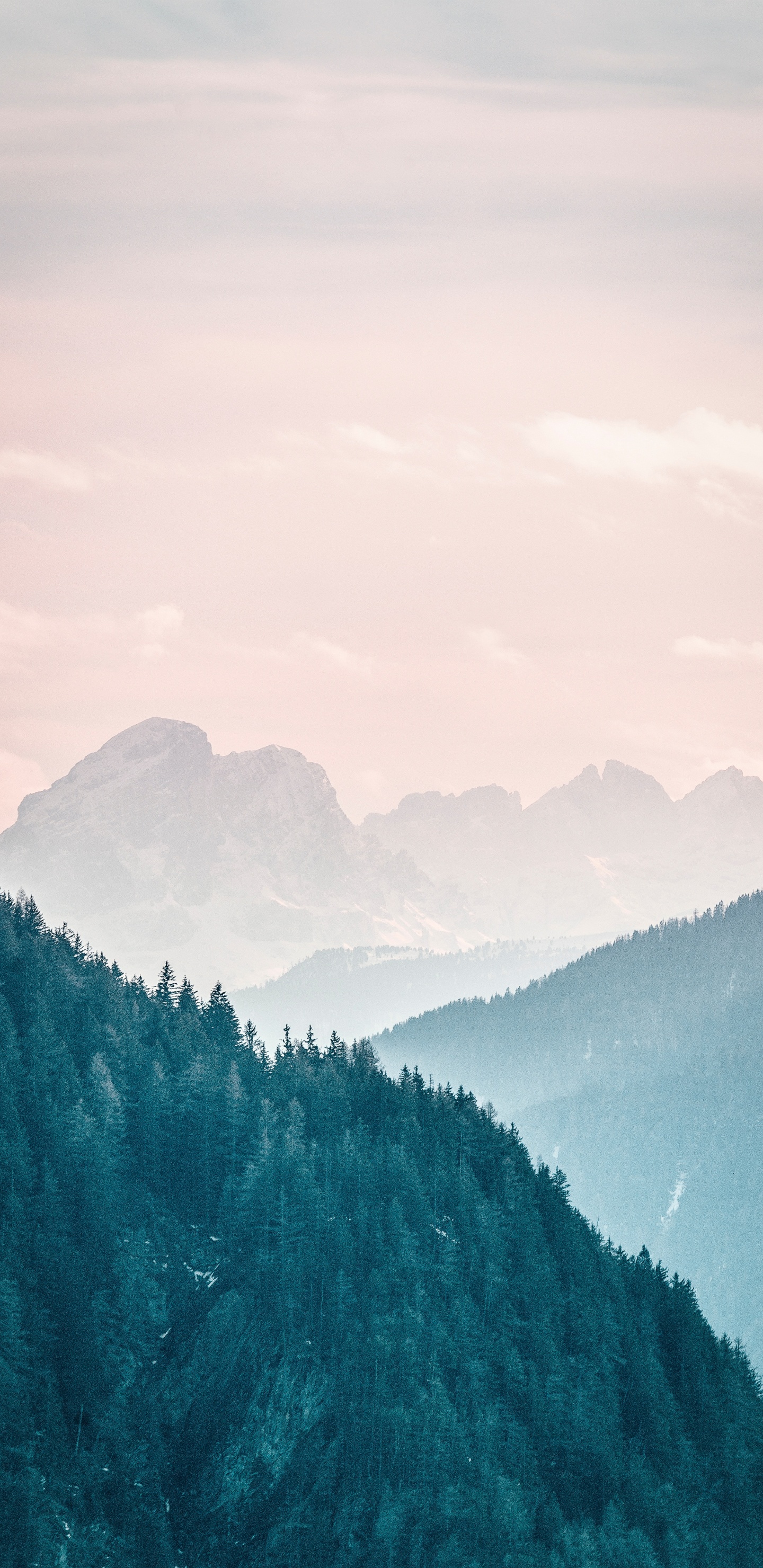 Nature, Les Reliefs Montagneux, Crête, Brouillard, Gamme de Montagne. Wallpaper in 1440x2960 Resolution