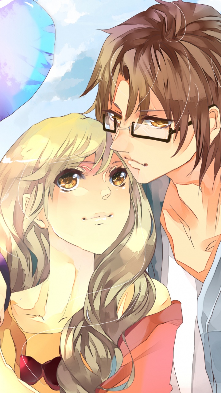 Personnage D'anime Masculin Aux Cheveux Bruns. Wallpaper in 720x1280 Resolution