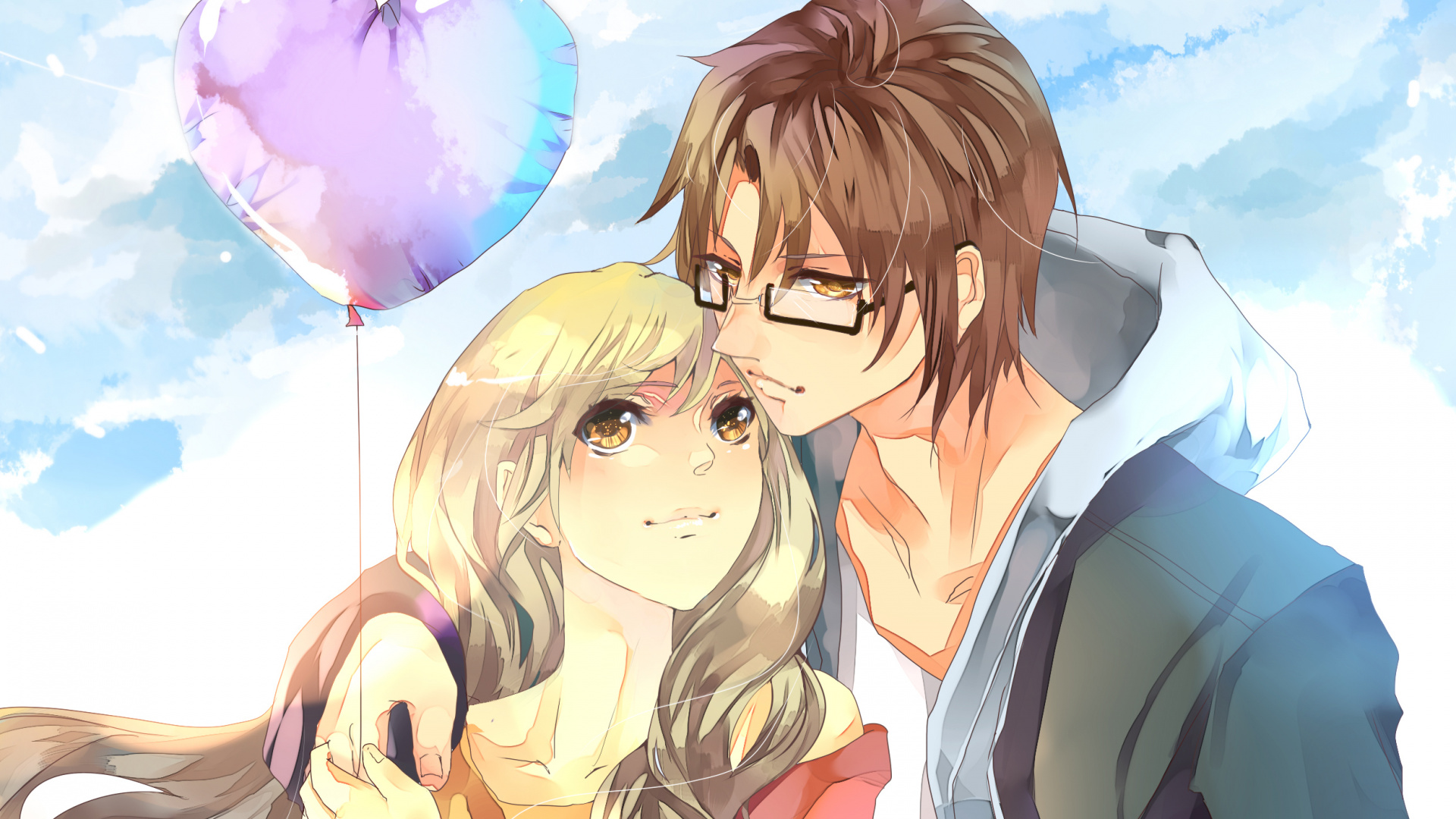 Brown Haired Male Anime Character. Wallpaper in 1920x1080 Resolution