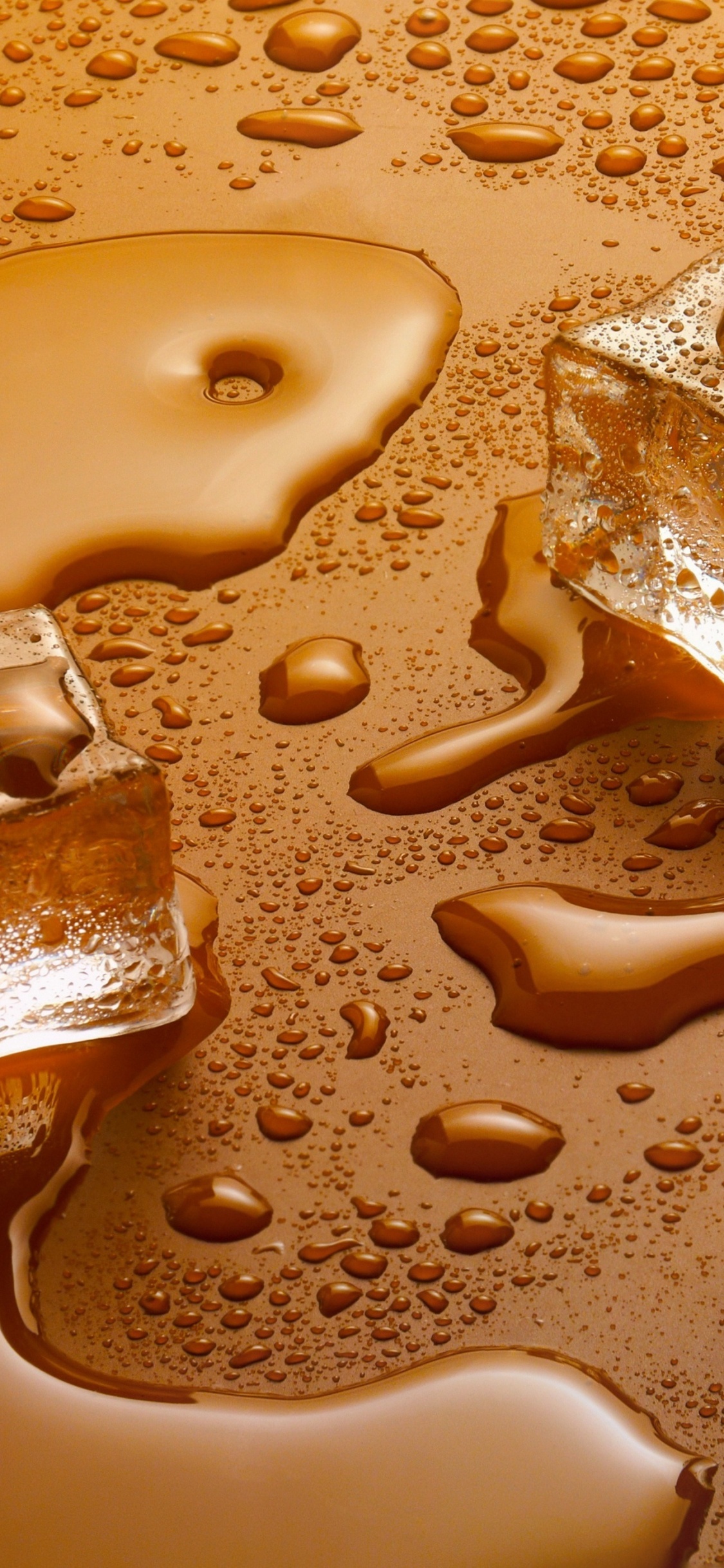 Wasser, Eiswürfel, Brown, Licht, Natur. Wallpaper in 1125x2436 Resolution