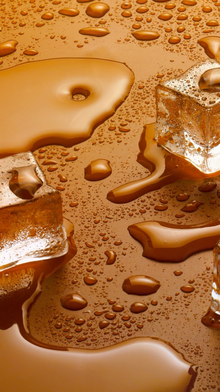 Wasser, Eiswürfel, Brown, Licht, Natur. Wallpaper in 720x1280 Resolution