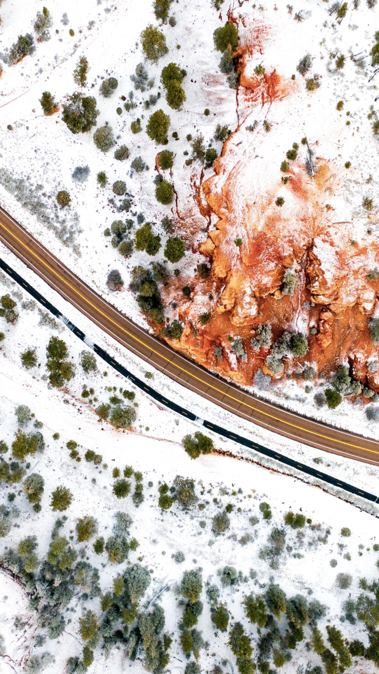 Nieve, Naturaleza, Vajilla, Pendiente, Congelación. Wallpaper in 750x1334 Resolution