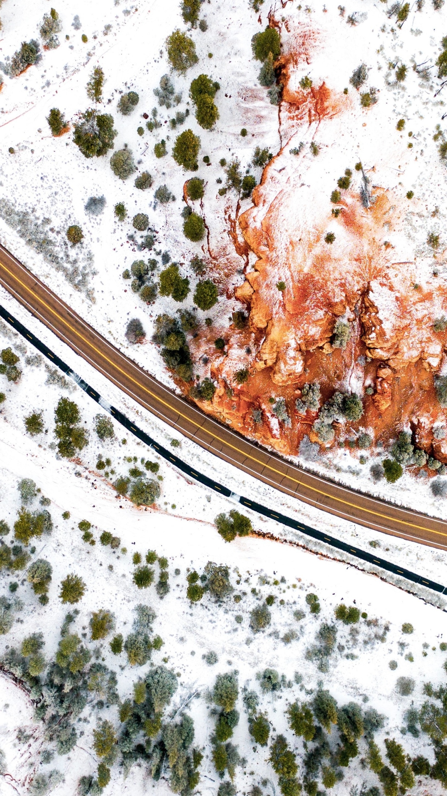 Snow, Nature, Tableware, Slope, Freezing. Wallpaper in 1440x2560 Resolution