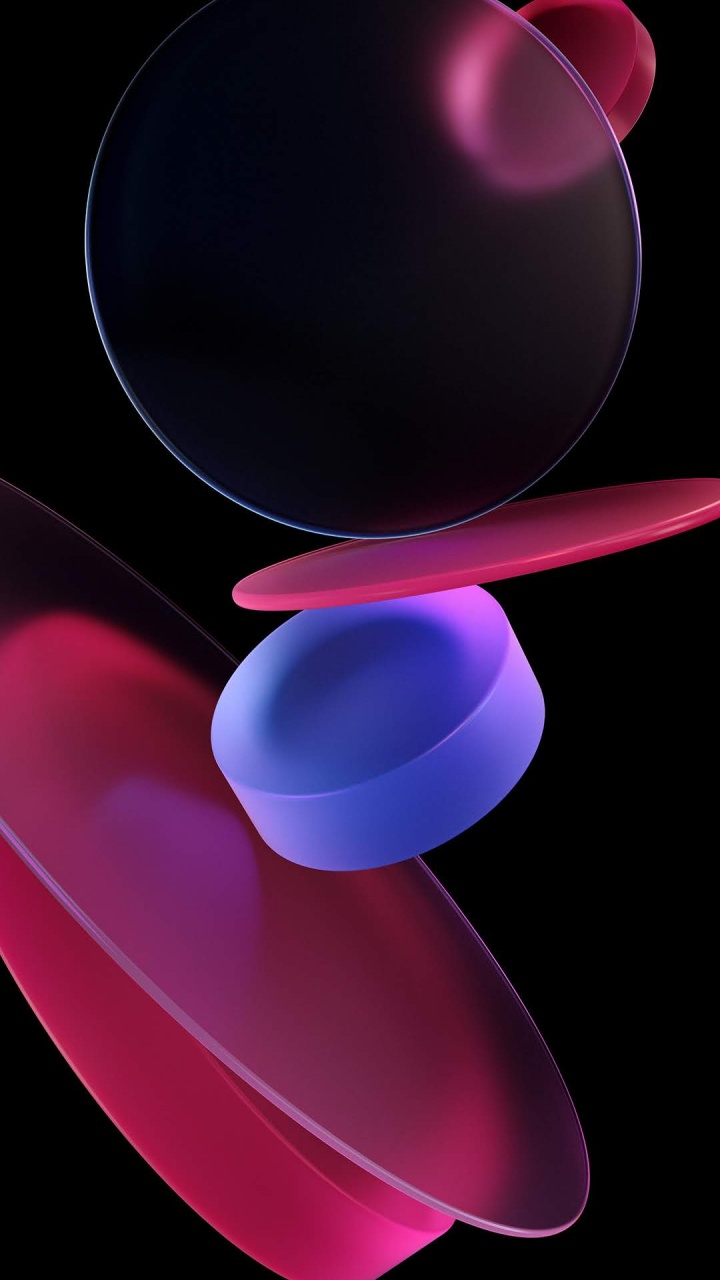 Xiaomi, MIUI 12, 红米k20, 安卓, 品红色 壁纸 720x1280 允许