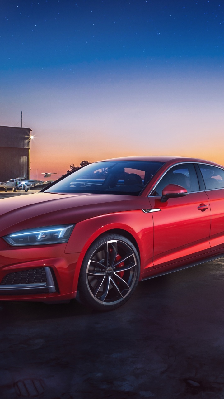 奥迪 S5 Sportback, 2018奥迪S5, 奥迪, 执行汽车, 家庭用车 壁纸 720x1280 允许