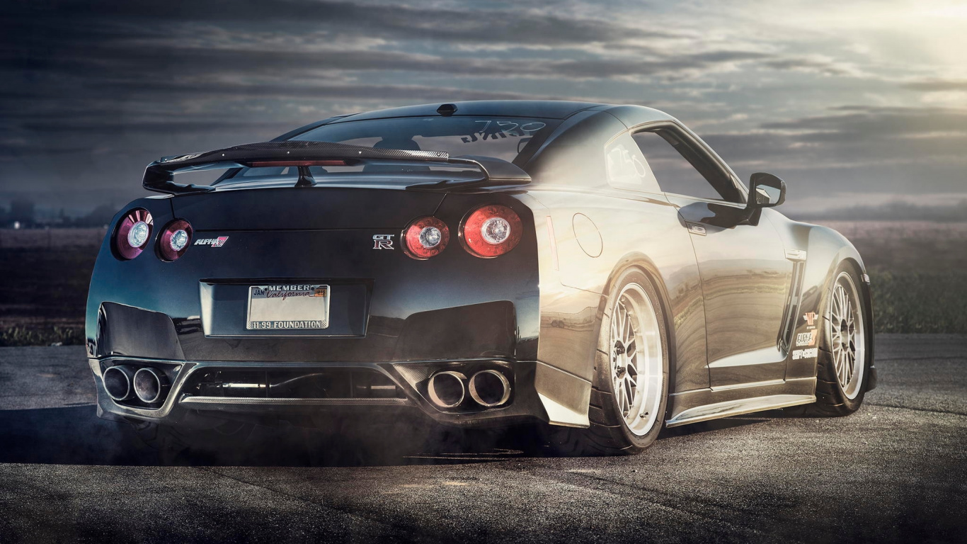 Porsche 911 Blanco Sobre Carretera de Asfalto Gris. Wallpaper in 1366x768 Resolution