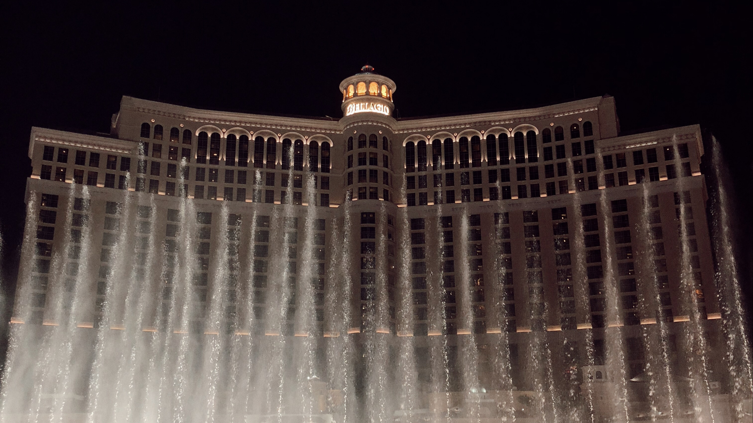 Las Vegas, USA, Bellagio Hotel Und Casino, Bellagio Hotel Casino, Brunnen Von Bellagio. Wallpaper in 2560x1440 Resolution