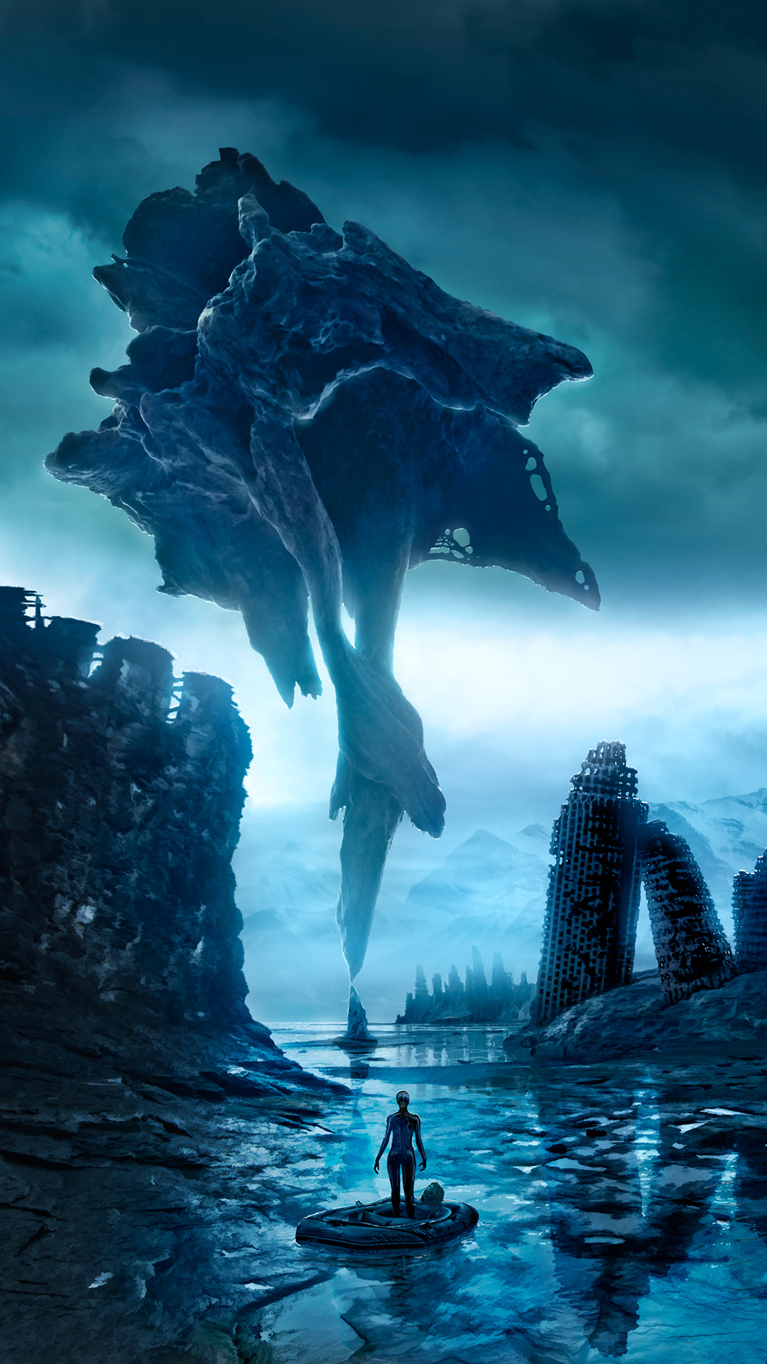 Art, L'art de Couverture, Romantiquement Apocalyptique, le Travail de L'art, la Science-fiction. Wallpaper in 1080x1920 Resolution