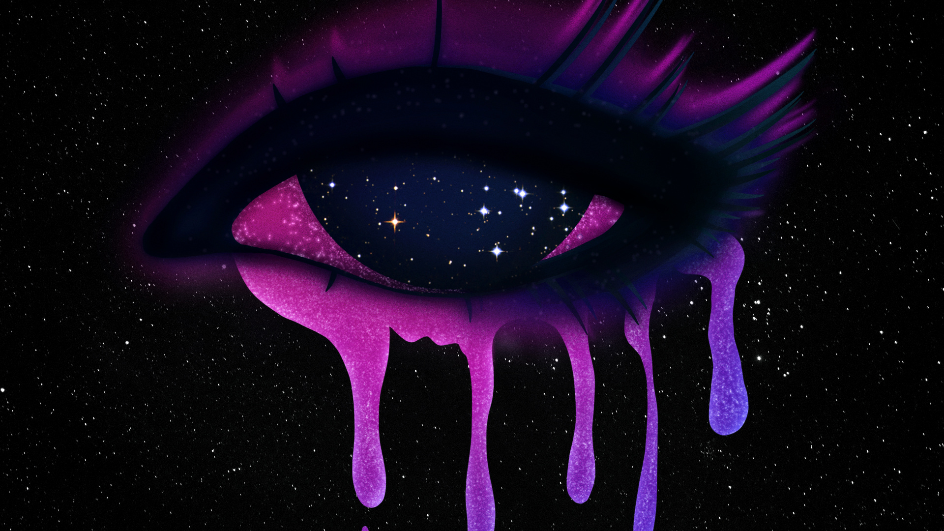 Obscurité, Eau, Liquid, Purple, Fluide. Wallpaper in 1920x1080 Resolution