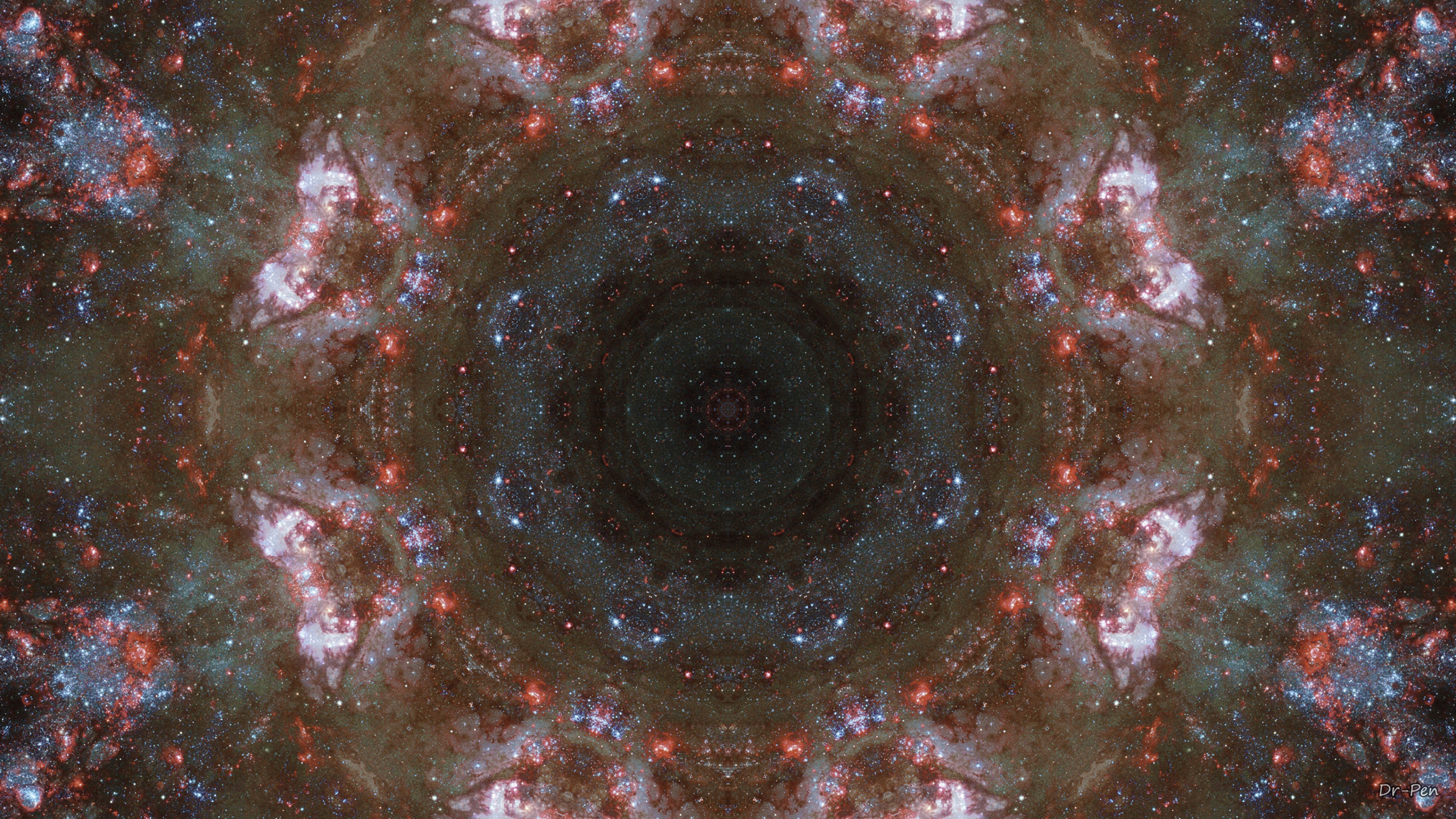 Décor Rond Marron et Noir. Wallpaper in 2560x1440 Resolution