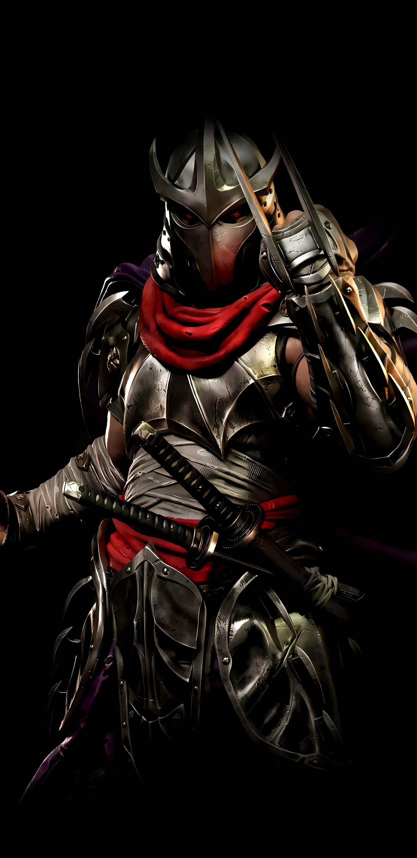 shredder tmnt realistic, super shredder, tiago rios, art, design