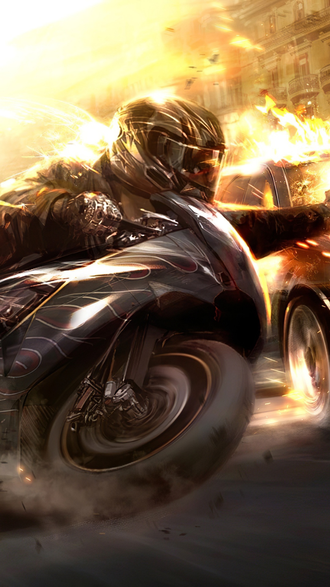 Racing Video Game, Tire, Wheel, Automotive Lighting, Automotive Tire. Wallpaper in 1080x1920 Resolution