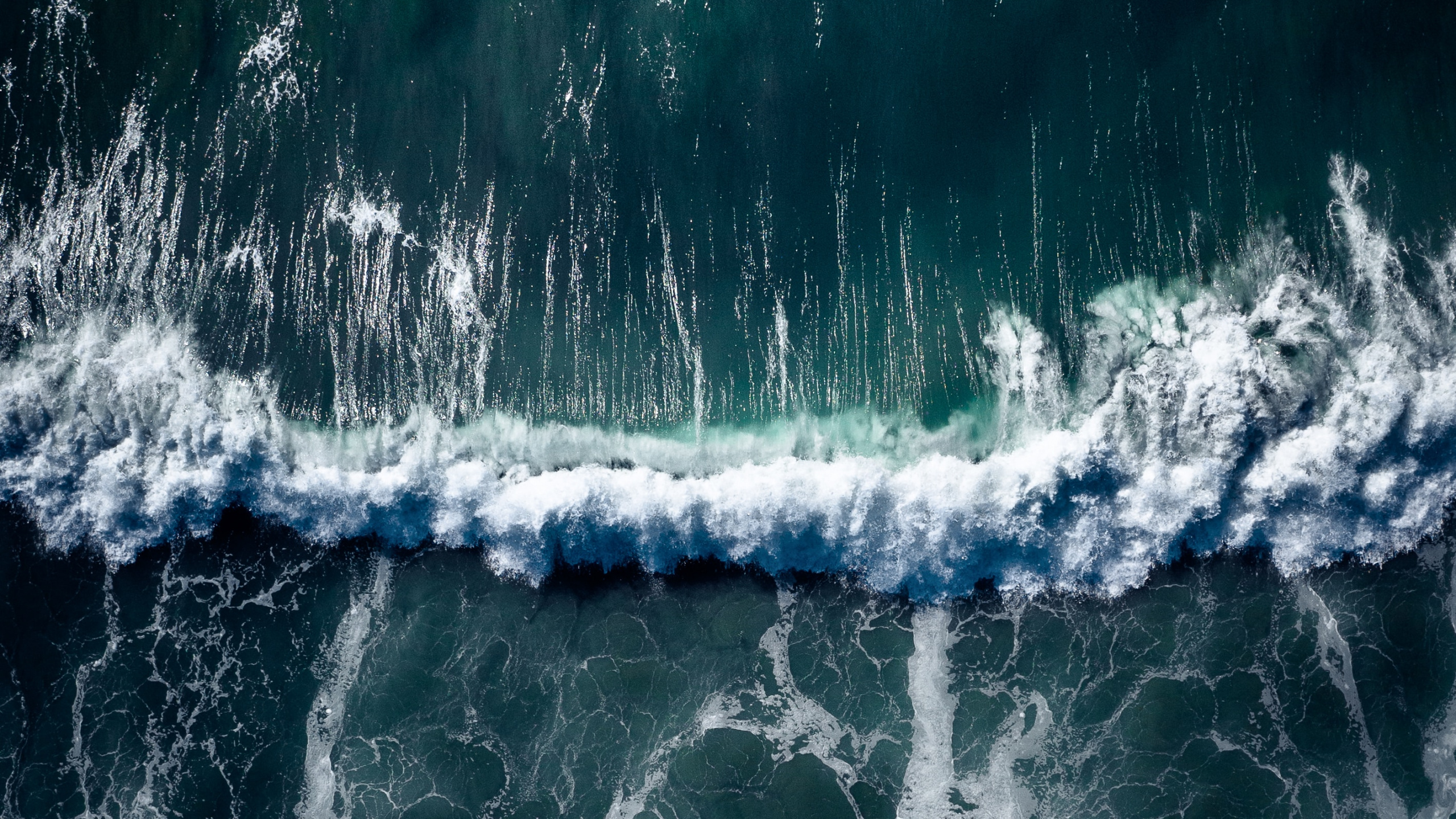 Mar, Agua, Azul, Naturaleza, el Viento de la Onda. Wallpaper in 2560x1440 Resolution