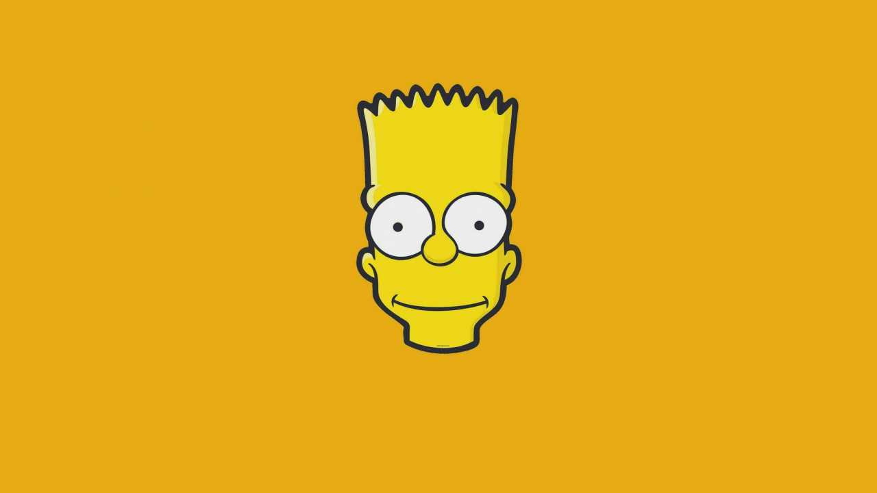 Yellow and White Cartoon Character. Wallpaper in 1280x720 Resolution