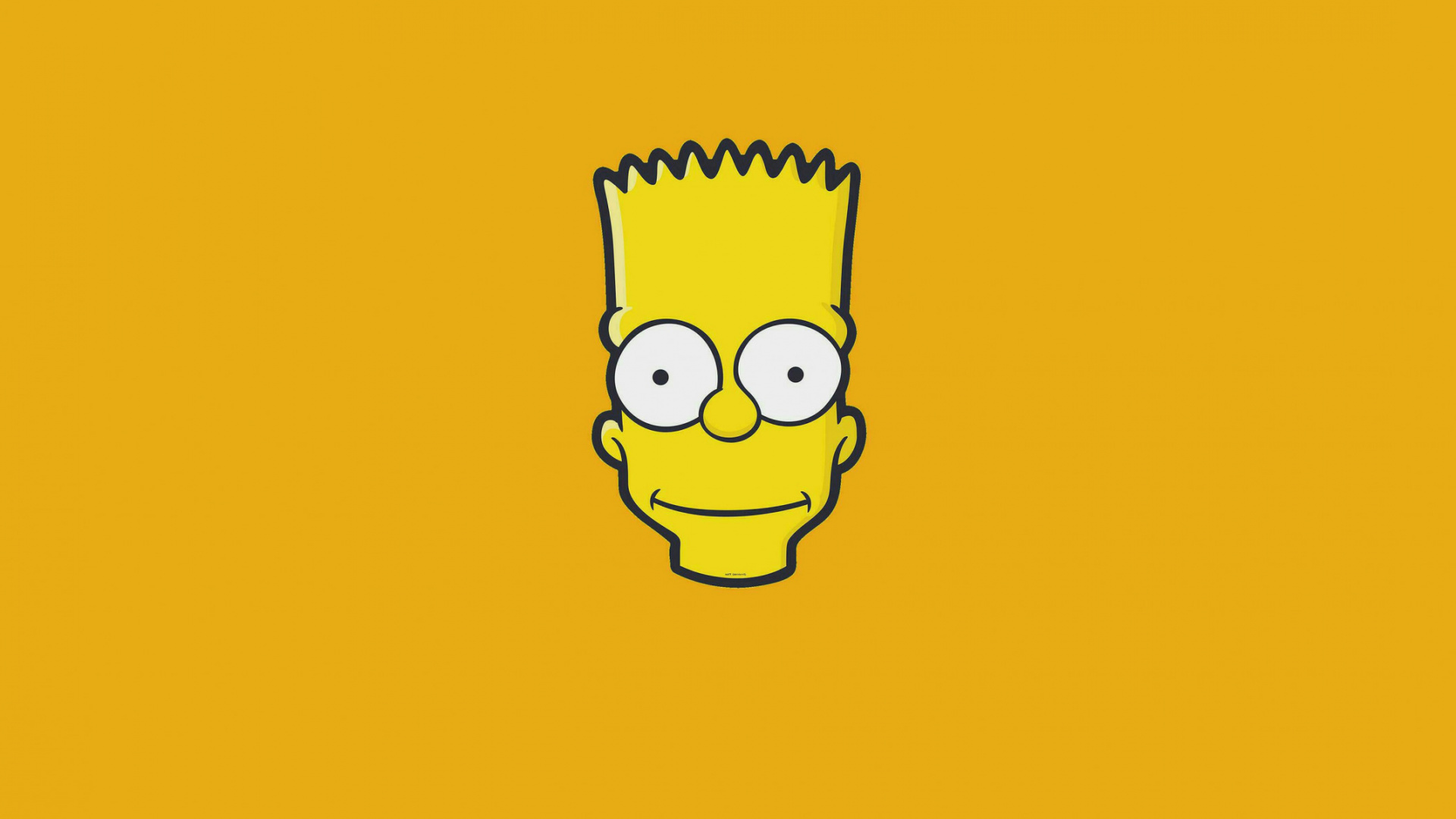 Yellow and White Cartoon Character. Wallpaper in 1920x1080 Resolution
