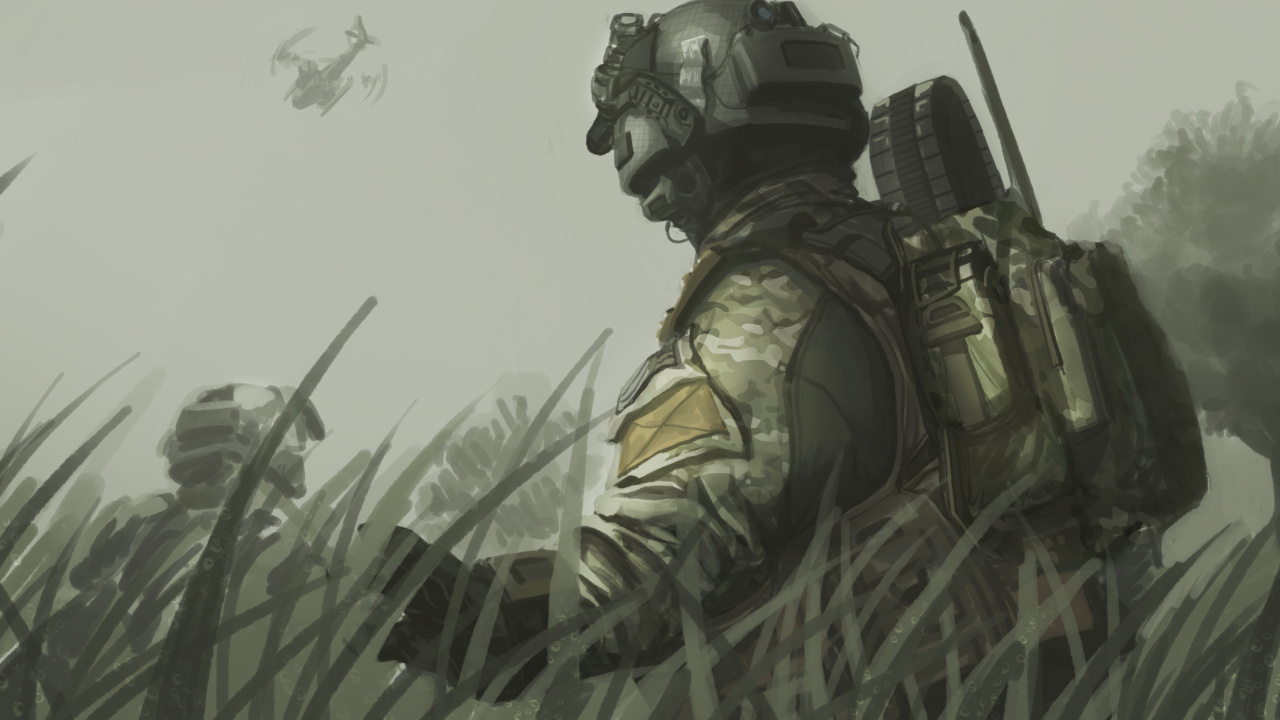 Call of Duty Black Ops Ii, Call of Duty 4-modern Warfare, Soldat, Kunst, Call of Duty Black Ops. Wallpaper in 1280x720 Resolution