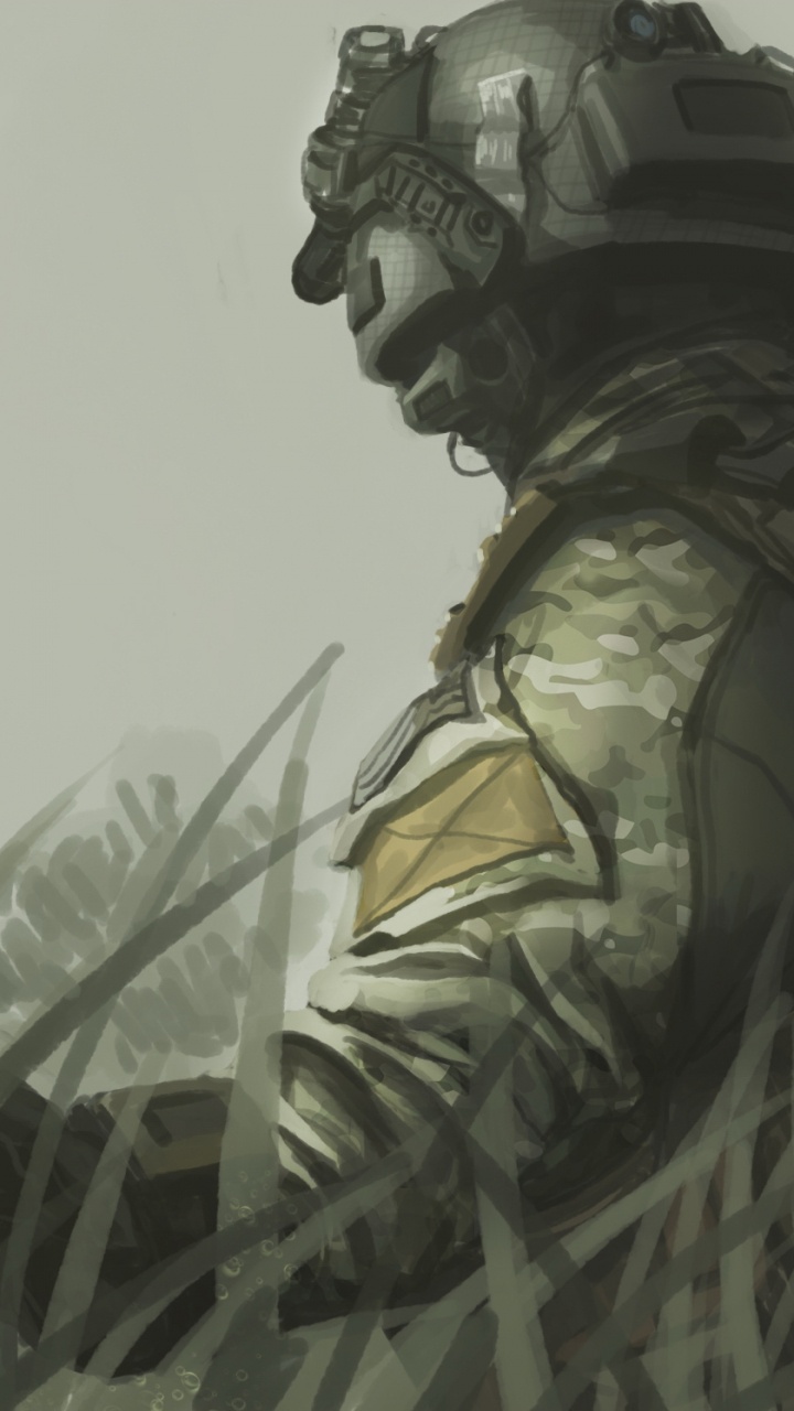 Call of Duty Black Ops Ii, Call of Duty 4-modern Warfare, Soldat, Kunst, Call of Duty Black Ops. Wallpaper in 720x1280 Resolution