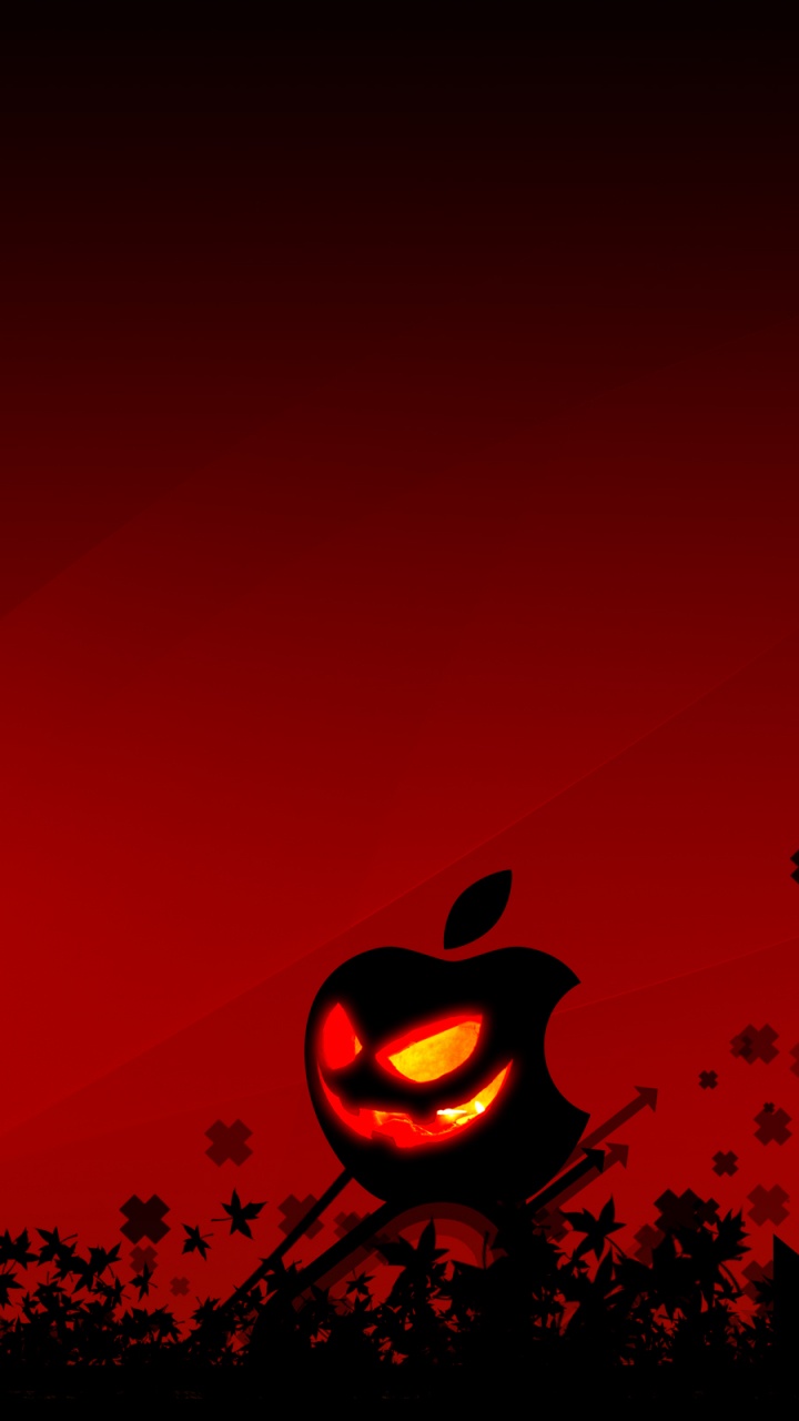 Rojo, Ambiente, Jack O'lantern, Apple, Manzana. Wallpaper in 720x1280 Resolution