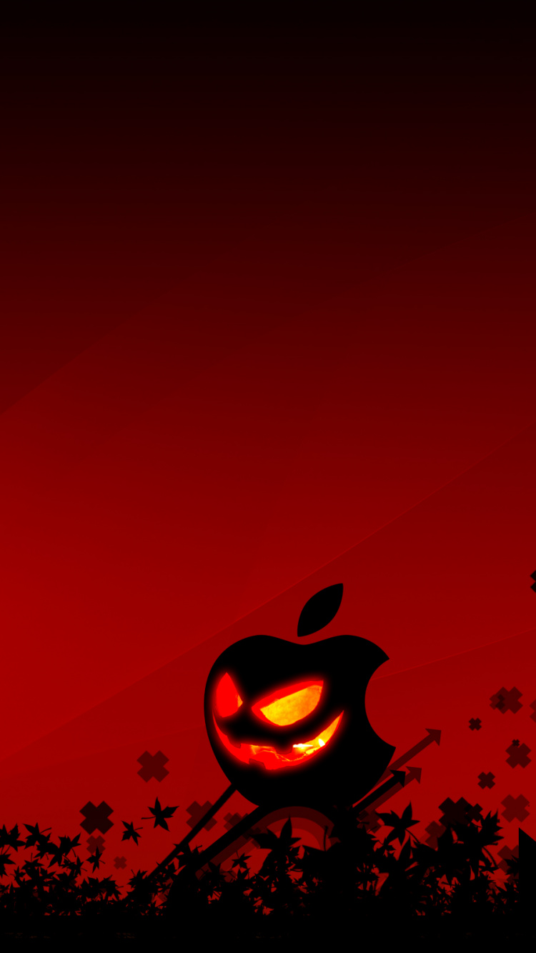 Red, Ciel, Atmosphère, Jack o Lantern, Obscurité. Wallpaper in 750x1334 Resolution
