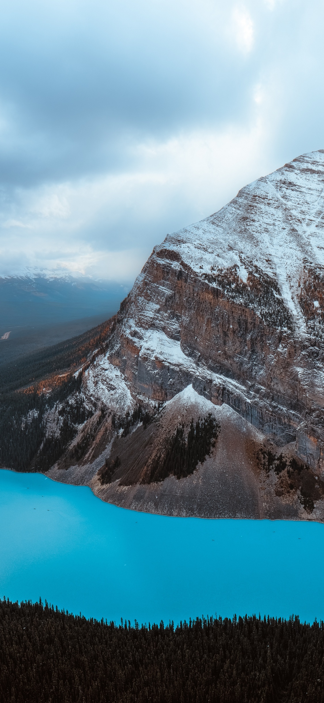 Mountain Range, Ridge, Mountain, Natural Landscape, Loch. Wallpaper in 1125x2436 Resolution