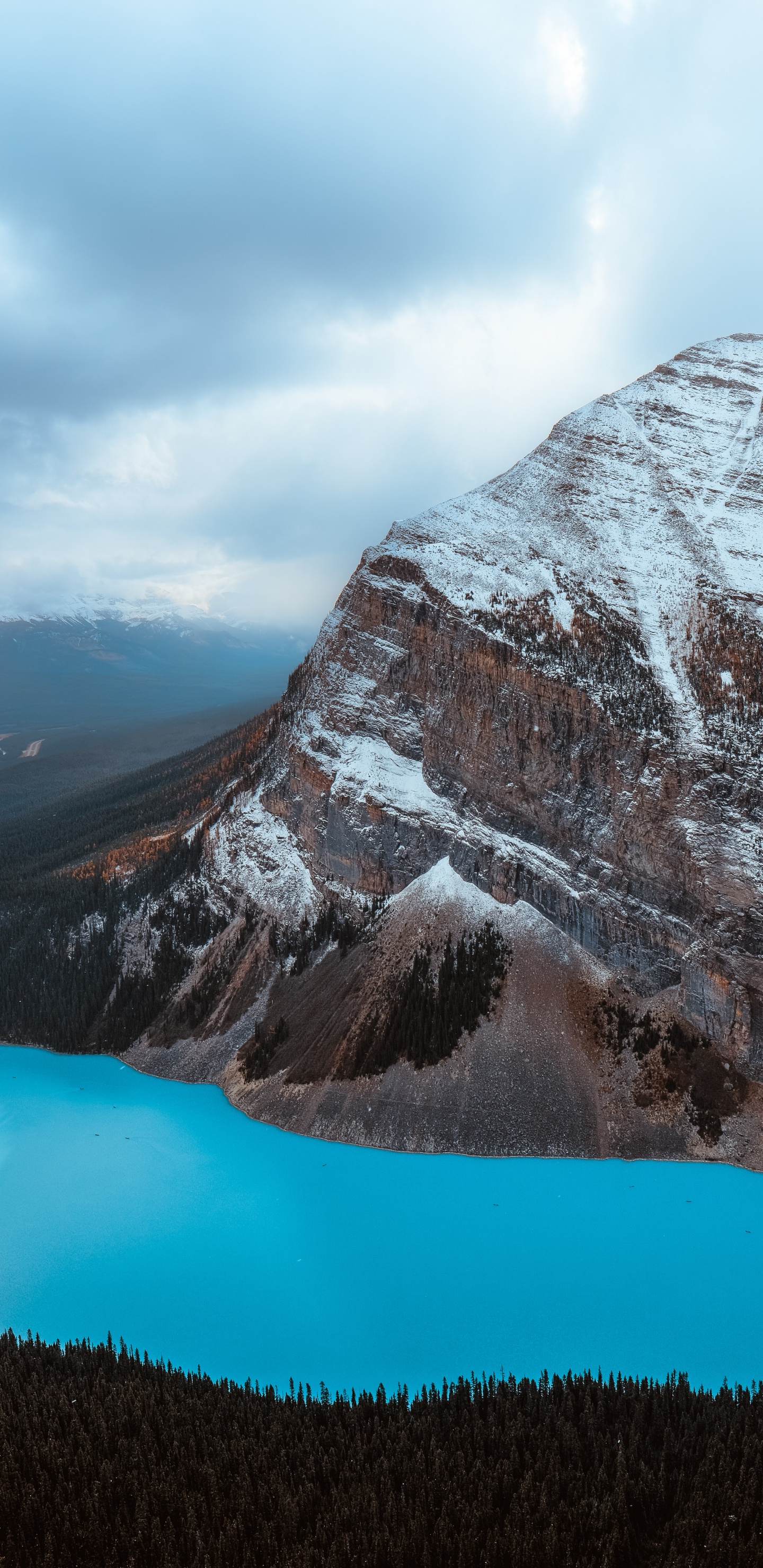 Mountain Range, Ridge, Mountain, Natural Landscape, Loch. Wallpaper in 1440x2960 Resolution