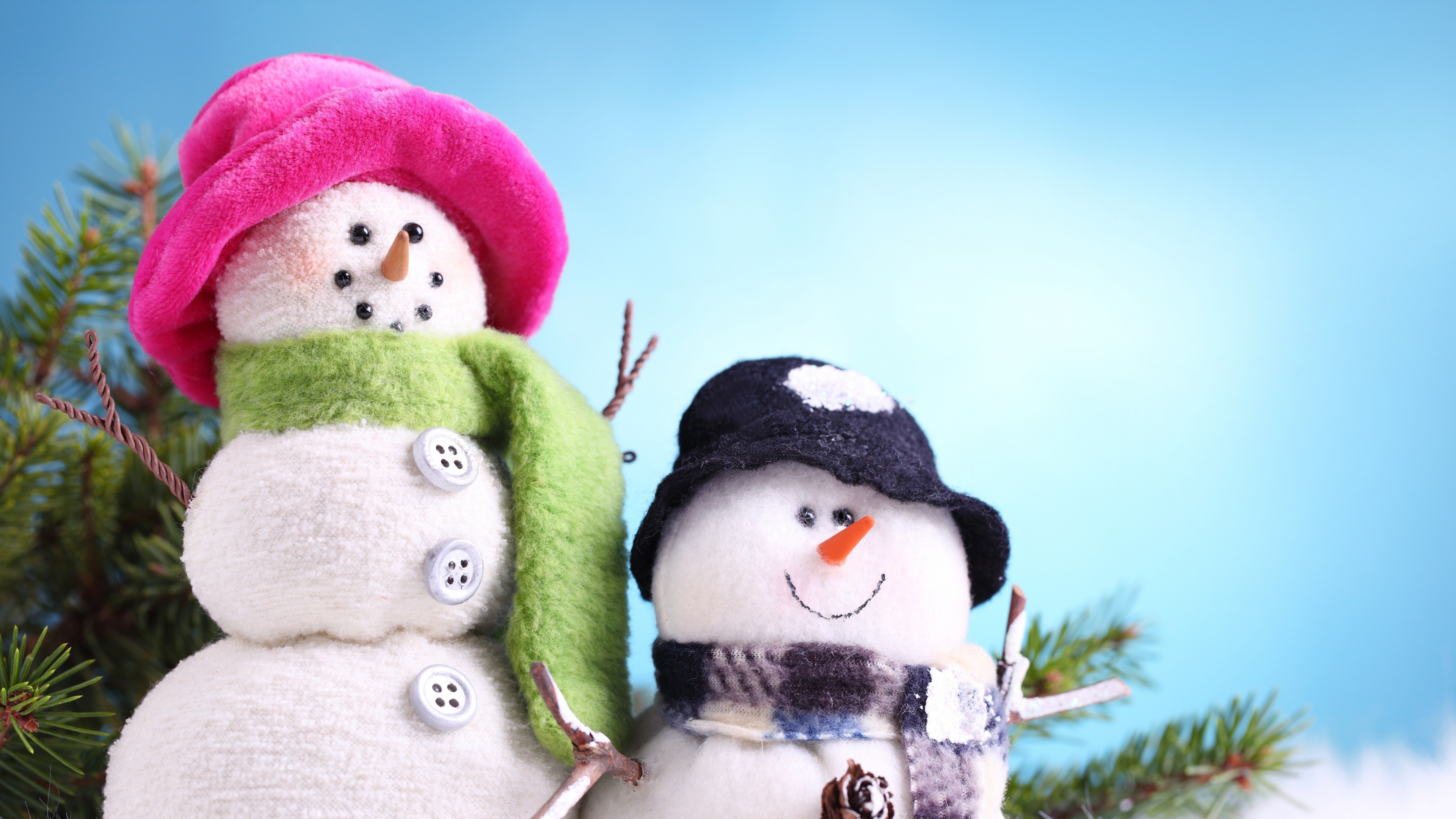 Muñeco, El Día De Navidad, Invierno, Navidad, Adorno de Navidad. Wallpaper in 3840x2160 Resolution