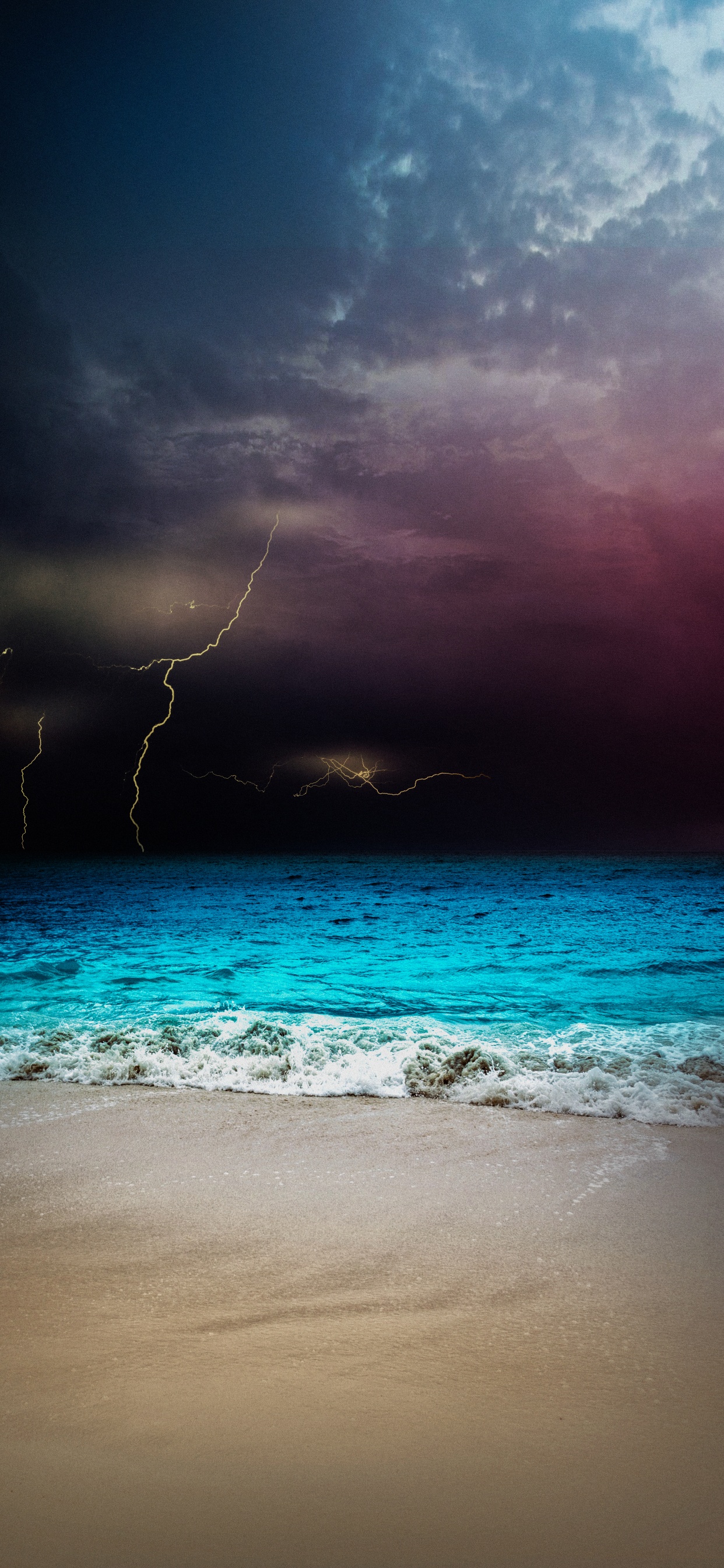 Mer, Eau, Caraïbes, Atmosphère, Rectangle. Wallpaper in 1242x2688 Resolution