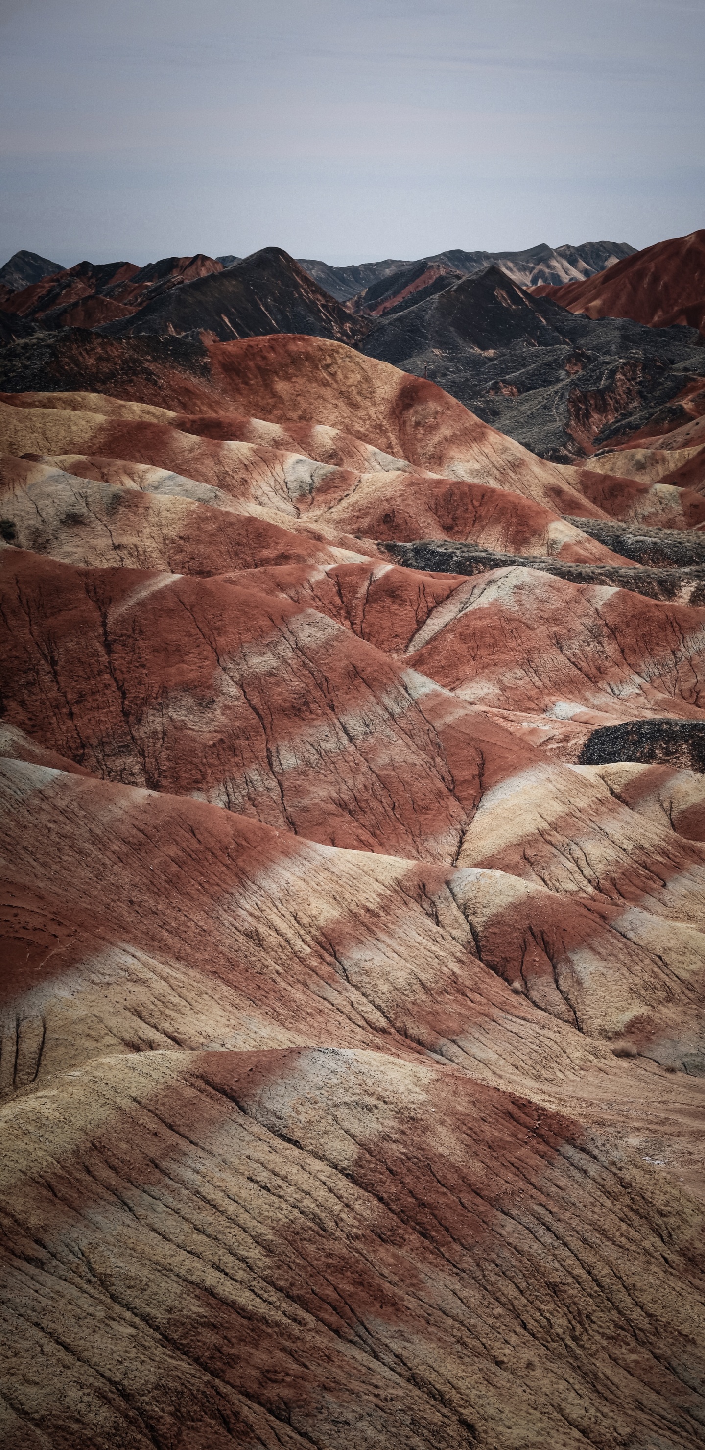 Badlands, Exagerar un Viaje Ayahuasca, Morena, Montaña, Paisaje Natural. Wallpaper in 1440x2960 Resolution