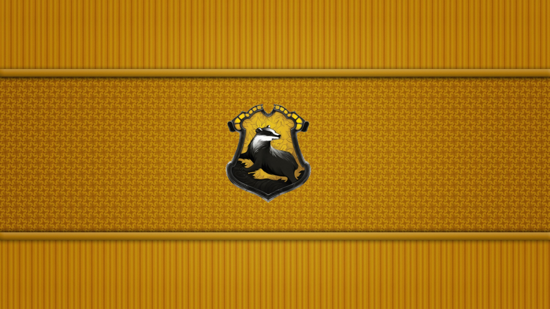 Gold and Black Heart Logo. Wallpaper in 1920x1080 Resolution