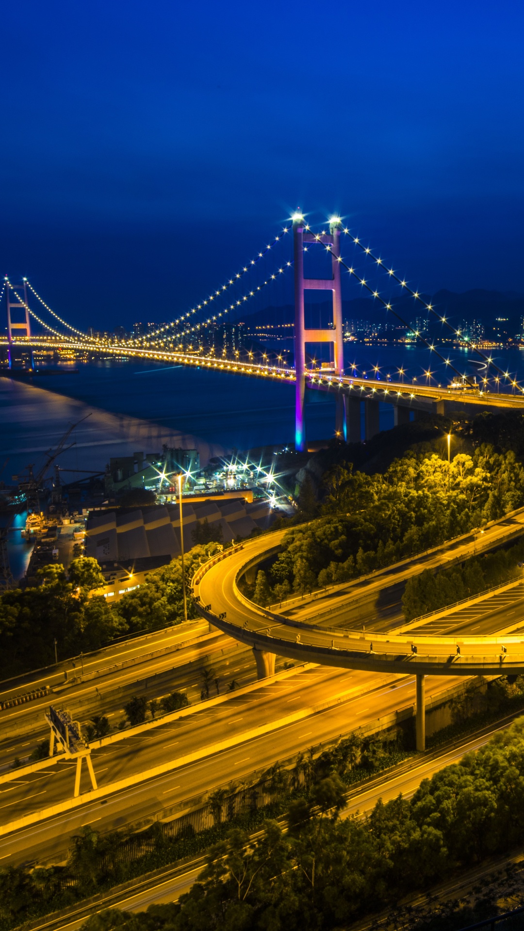 Time Lapse Photography of Cars on Road During Night Time. Wallpaper in 1080x1920 Resolution