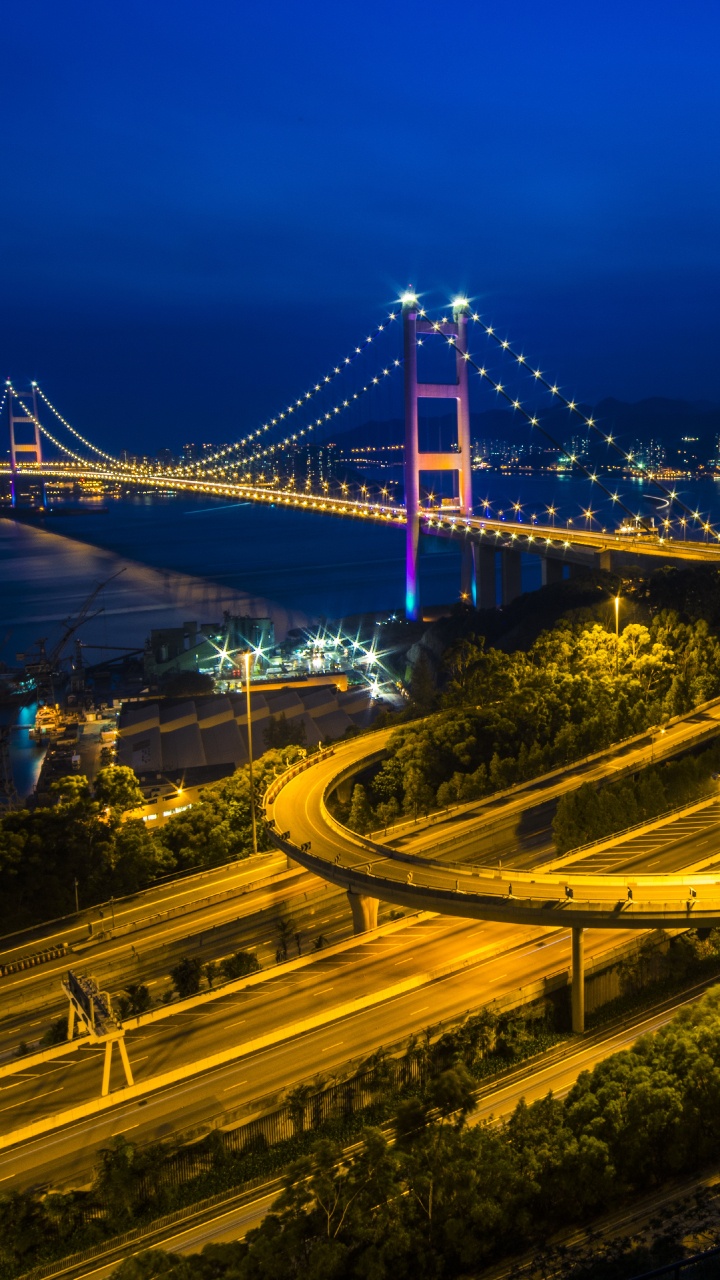 Time Lapse Photography of Cars on Road During Night Time. Wallpaper in 720x1280 Resolution