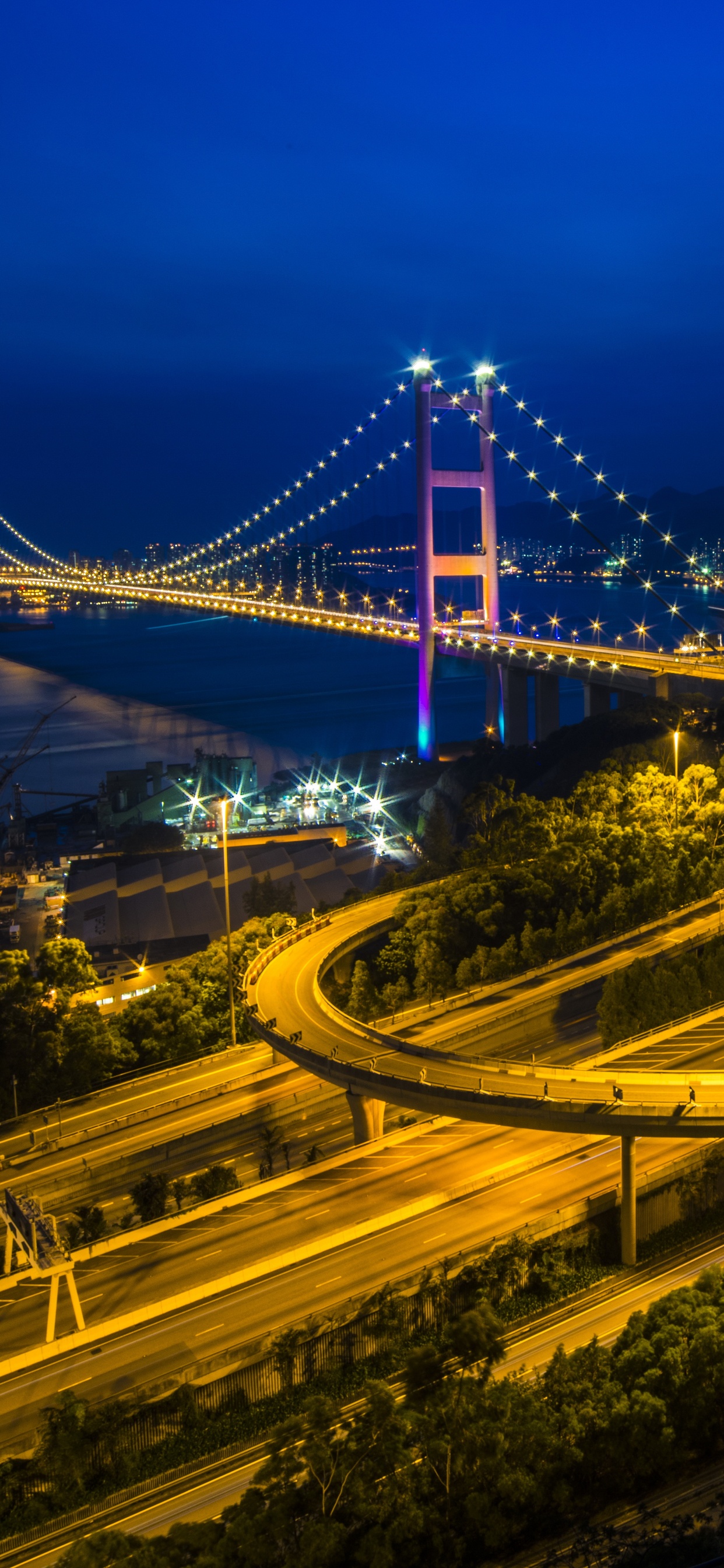 Fotografía de Lapso de Tiempo de Automóviles en la Carretera Durante la Noche. Wallpaper in 1242x2688 Resolution